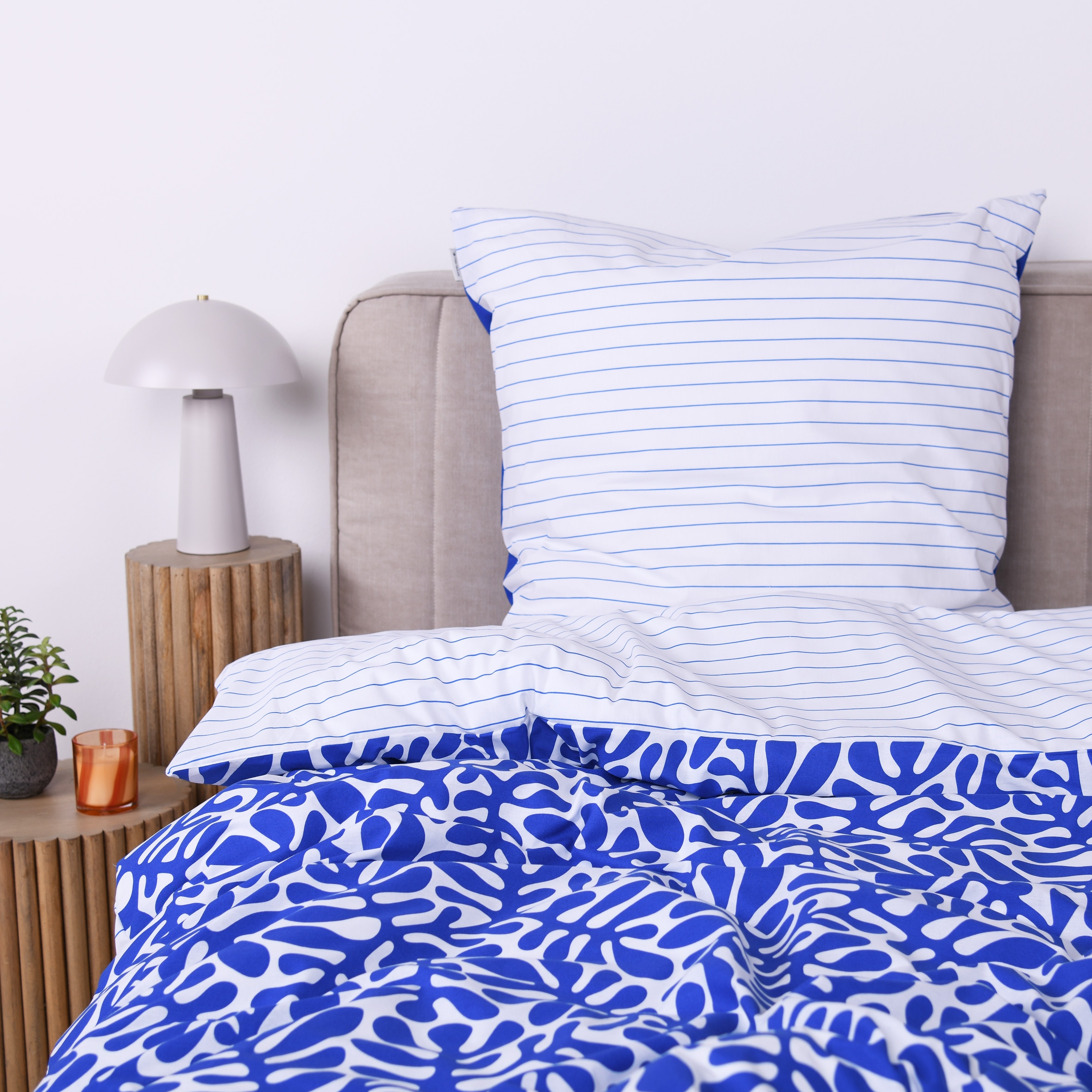 TOM TAILOR HOME Linge de lit »ORGANIC LEAVES in Gr. 135x200cm, 155x220cm oder 200x220cm« 2 cuis nouvelle chambre, avec fermeture éclair de marque colorée