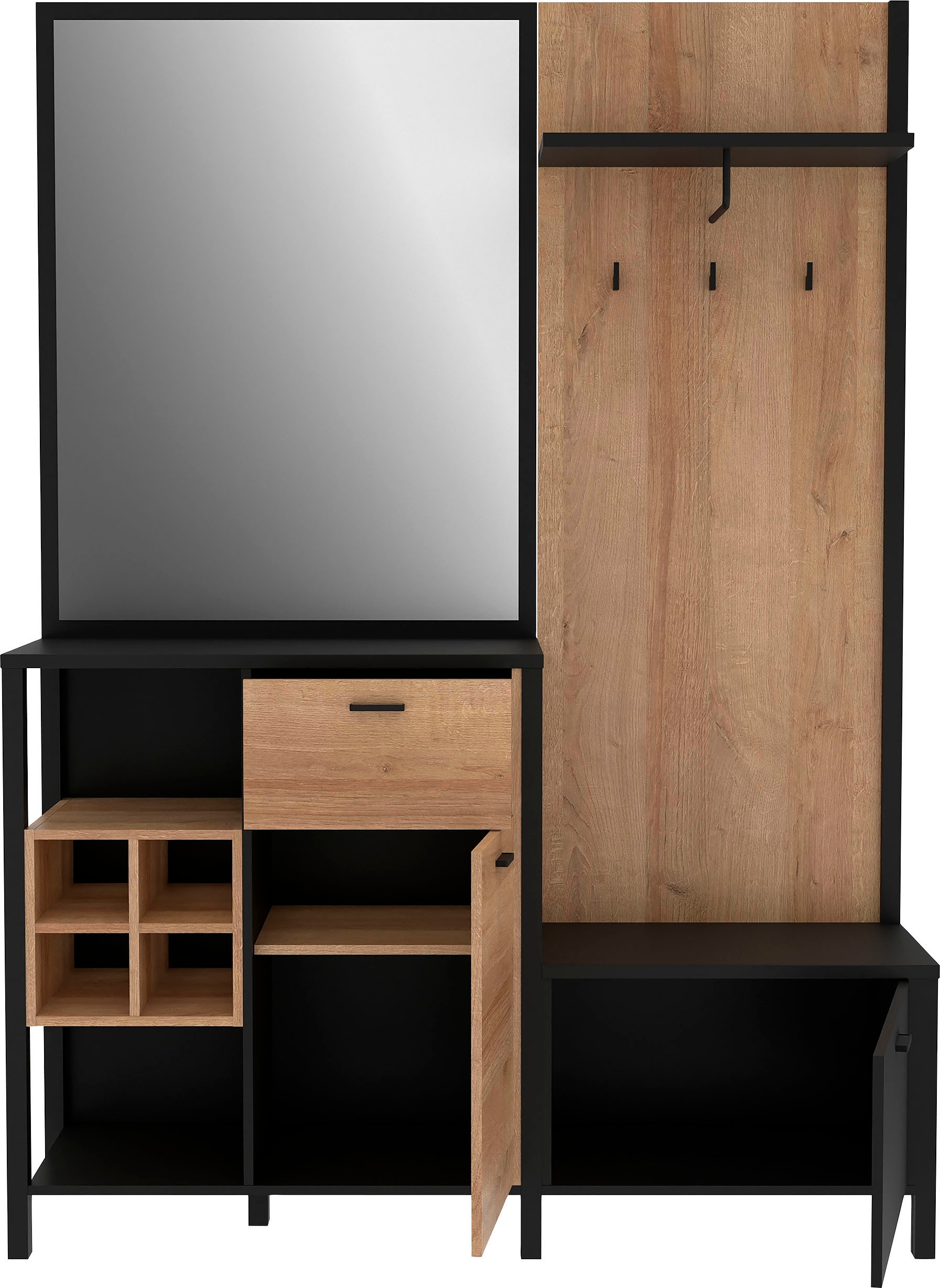 FORTE Kompaktgarderobe »High Rock« Breite 144,5 cm