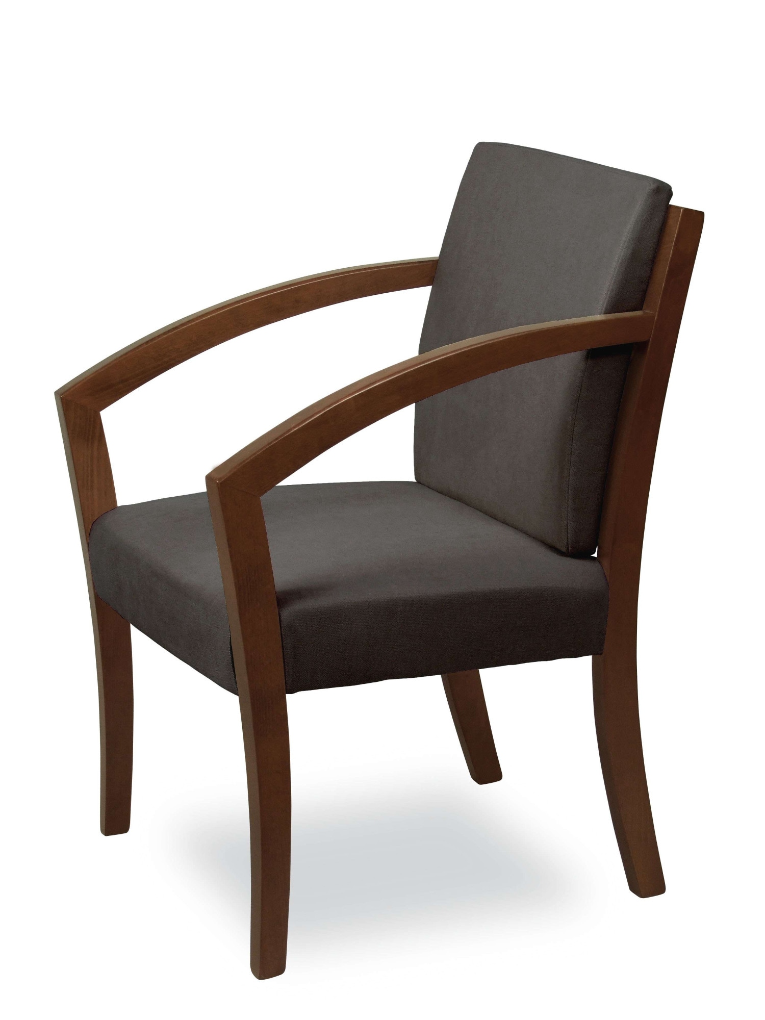 Image of Home affaire Esszimmerstuhl "G98 George Armlehnstuhl, Sessel, in 3 Gestellfarben Made in Italy" () 1 Stk.Extra-confort, Fleckenabweisendes Gewebe, Massivholz