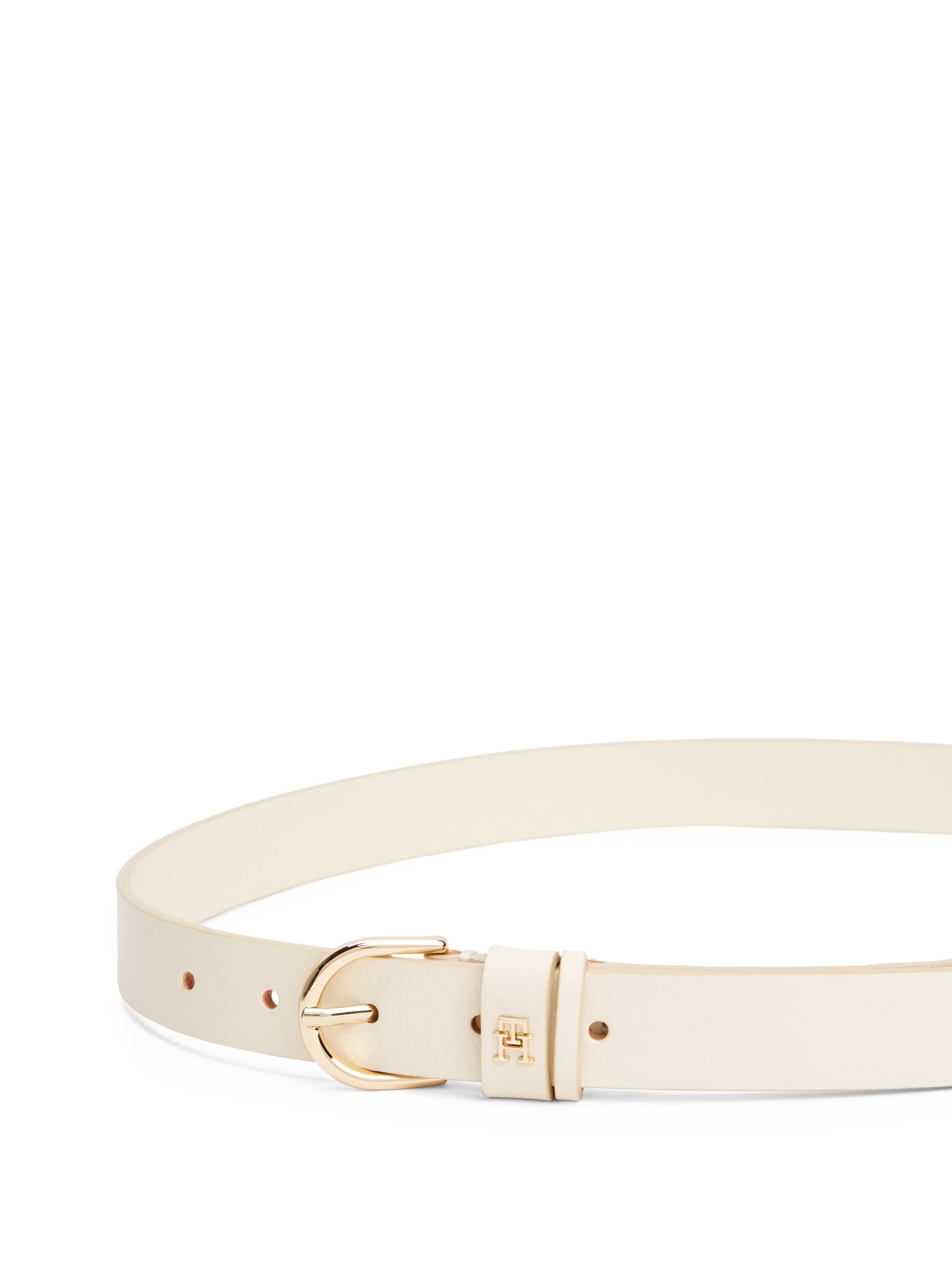 Tommy Hilfiger Ledergürtel »ESSENTIAL EFFORTLESS 2.5«, Logoemblem, weiche Haptik, ovale Einfachdornschliesse