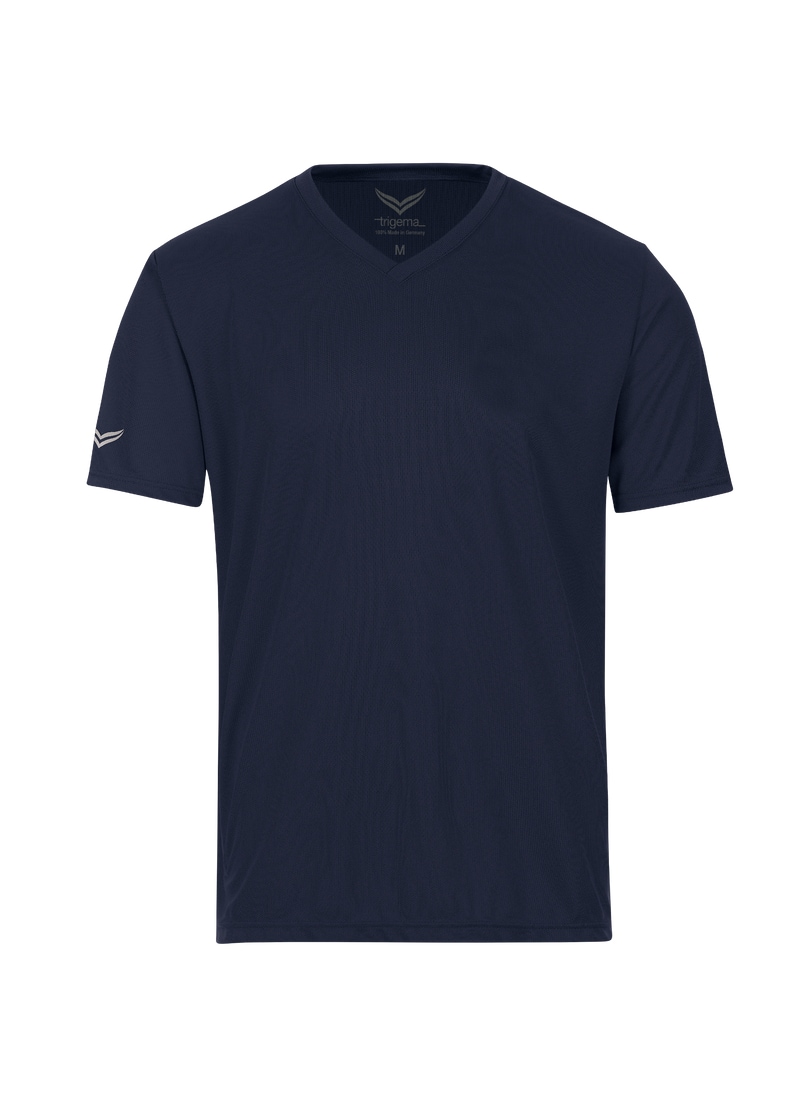 Trigema T-Shirt »TRIGEMA V-Shirt COOLMAX®«, (1 tlg.)