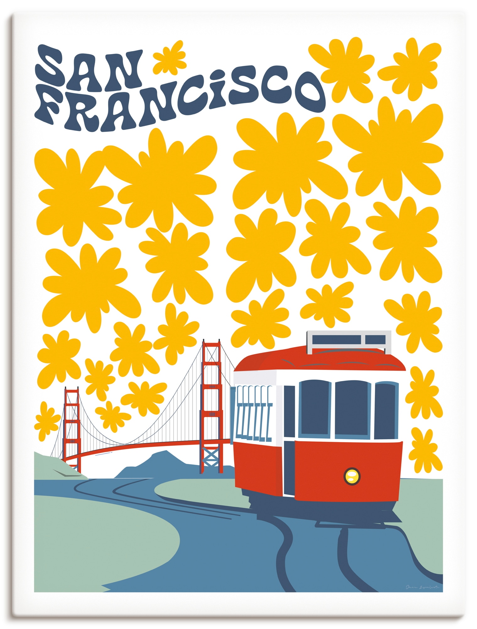 Image of Artland Wandbild "San Francisco" San Francisco 1 Stk. tlg. als Alubild, Leinwandbild, Poster, Wandaufkleber in verschied. Grössen