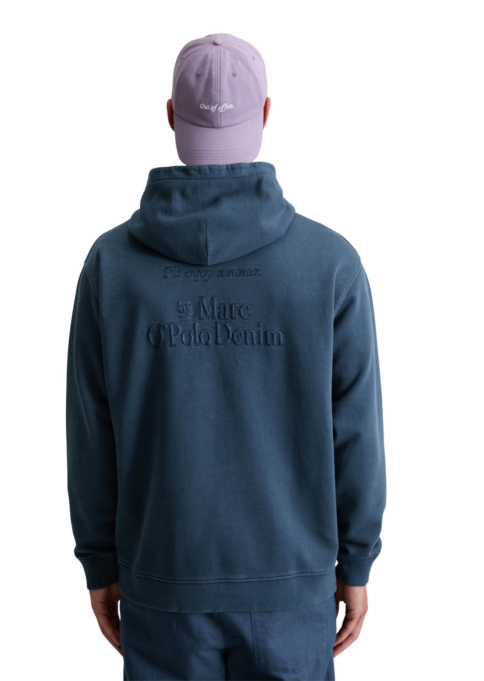 Marc O'Polo DENIM Hoodie, relaxed fit, grosse Rückenstickerei