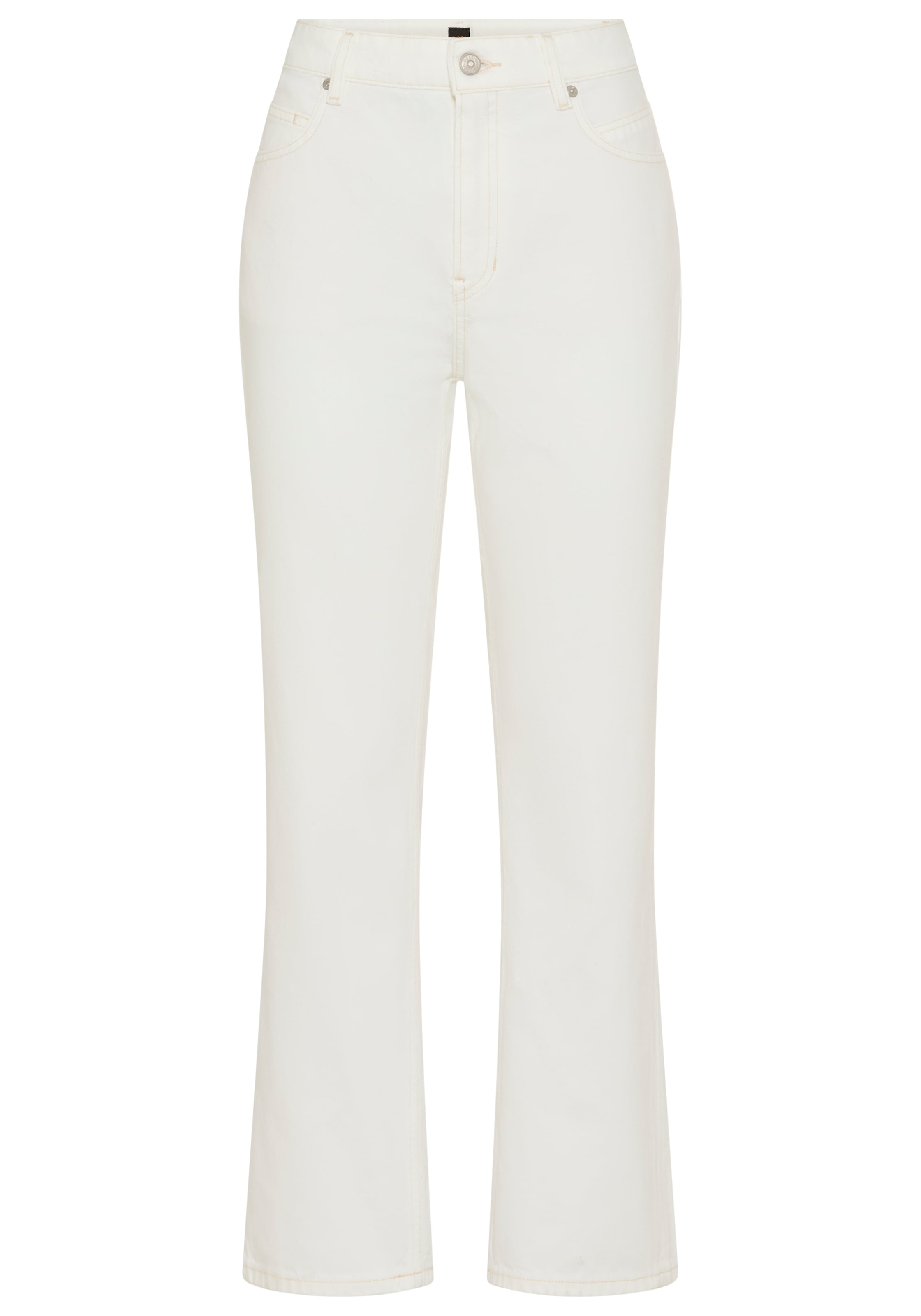 BOSS ORANGE Jeans droit »ADA CROP HR Premium Damenmode« en longueur cropped, taille haute