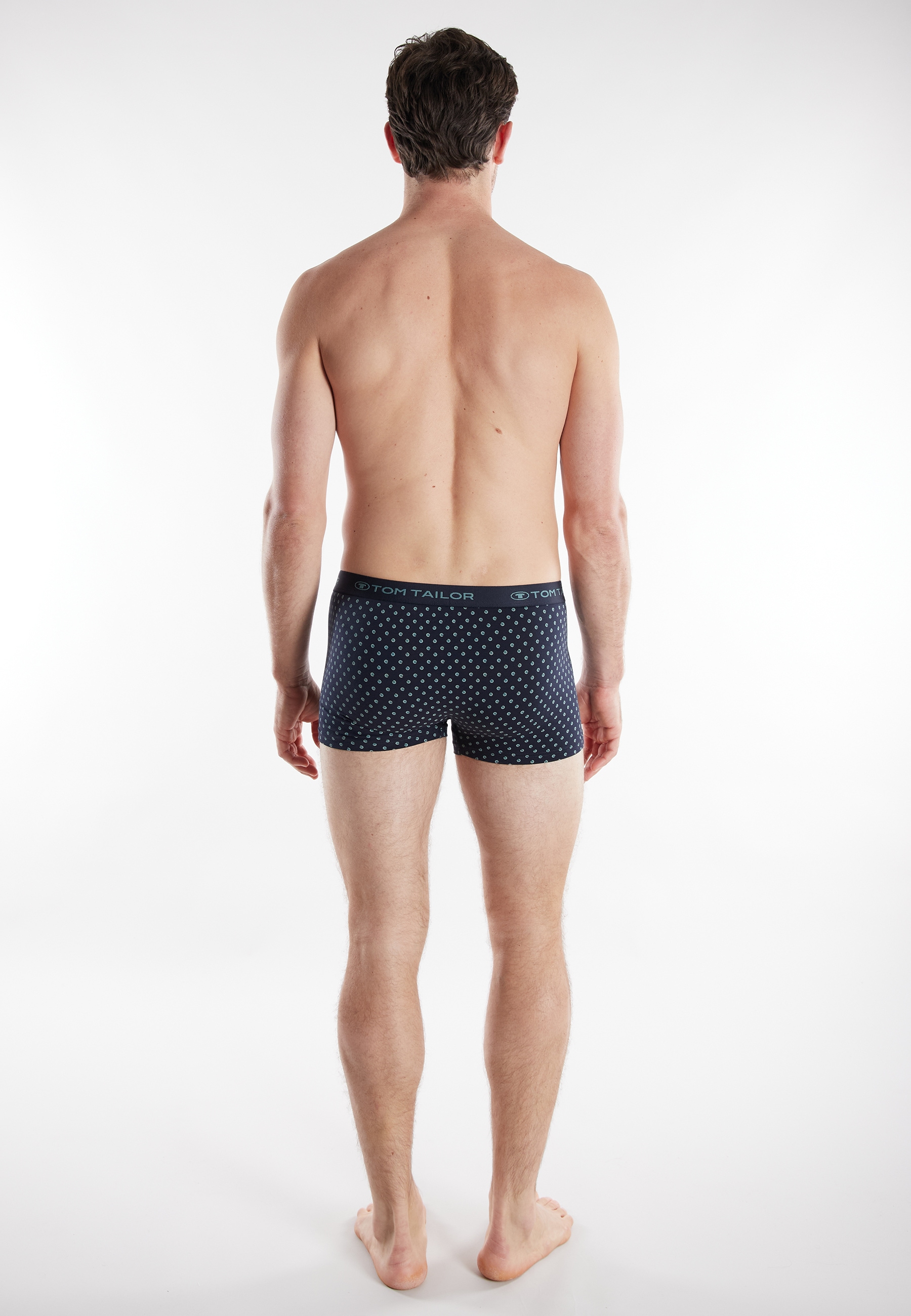 TOM TAILOR Pantalon rétro »Buffer« 3er Pack,  bequem, eng, mit Logobund, mit Print, Baumwollmix