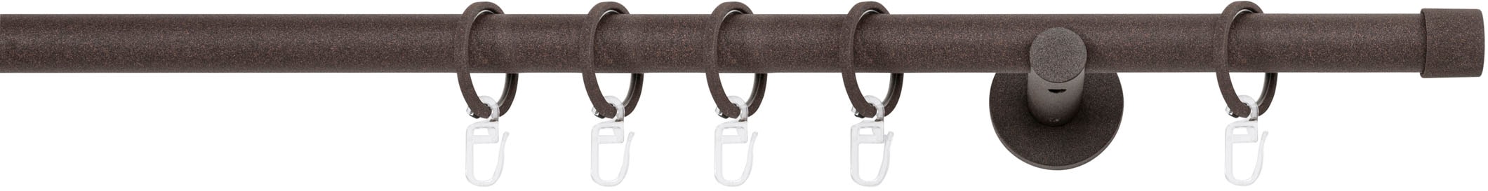 mydeco Tringle à rideaux »20mm Cap Wandträger 6,5 cm« 1 course-läufig Fixmass