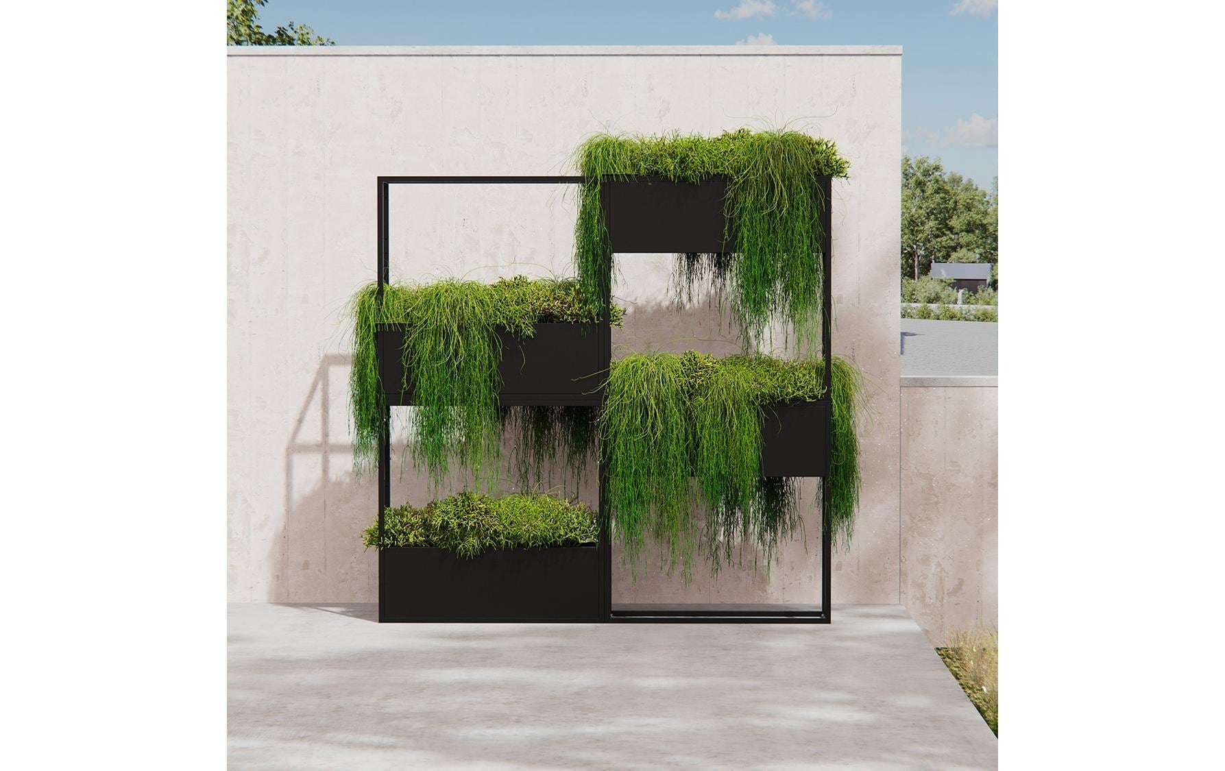 Herstera Garden Pflanzkübel »HUB 80 x 25 x 79 cm«