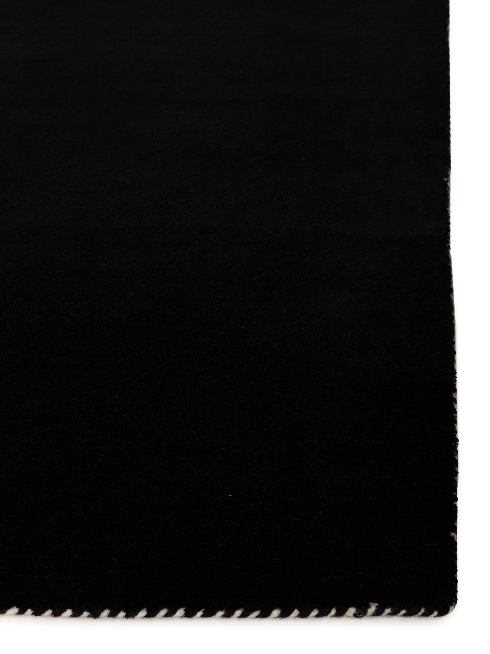 carpetfine Wollteppich »Gabbeh Lola Uni« rechteckig 14 mm Höhe mit natürlichem Pflanzenmaterial von Hand gewebt, auch in Rund