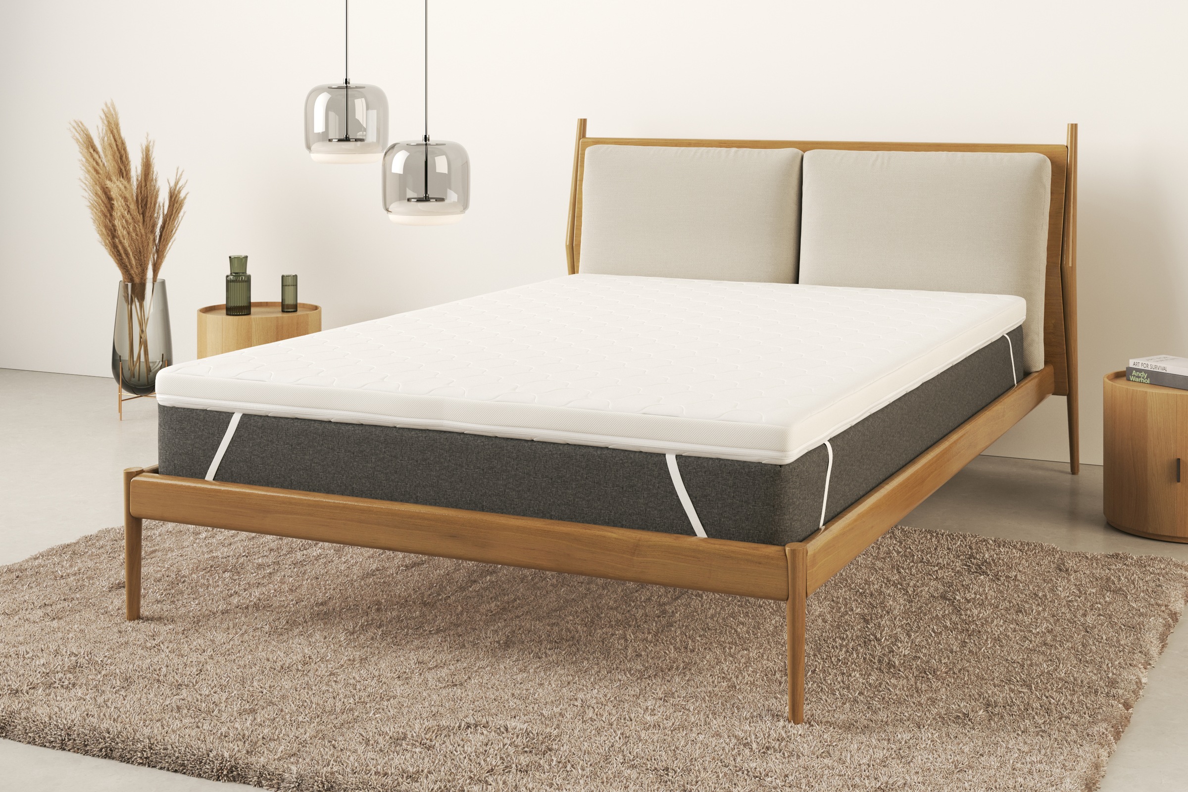 OTTO home Topper "Polly Plus XXL ECO, Topper ideal für Boxspringmatratzen" Topper in 90x200, 140x200, über 2.000 positive Bewertungen