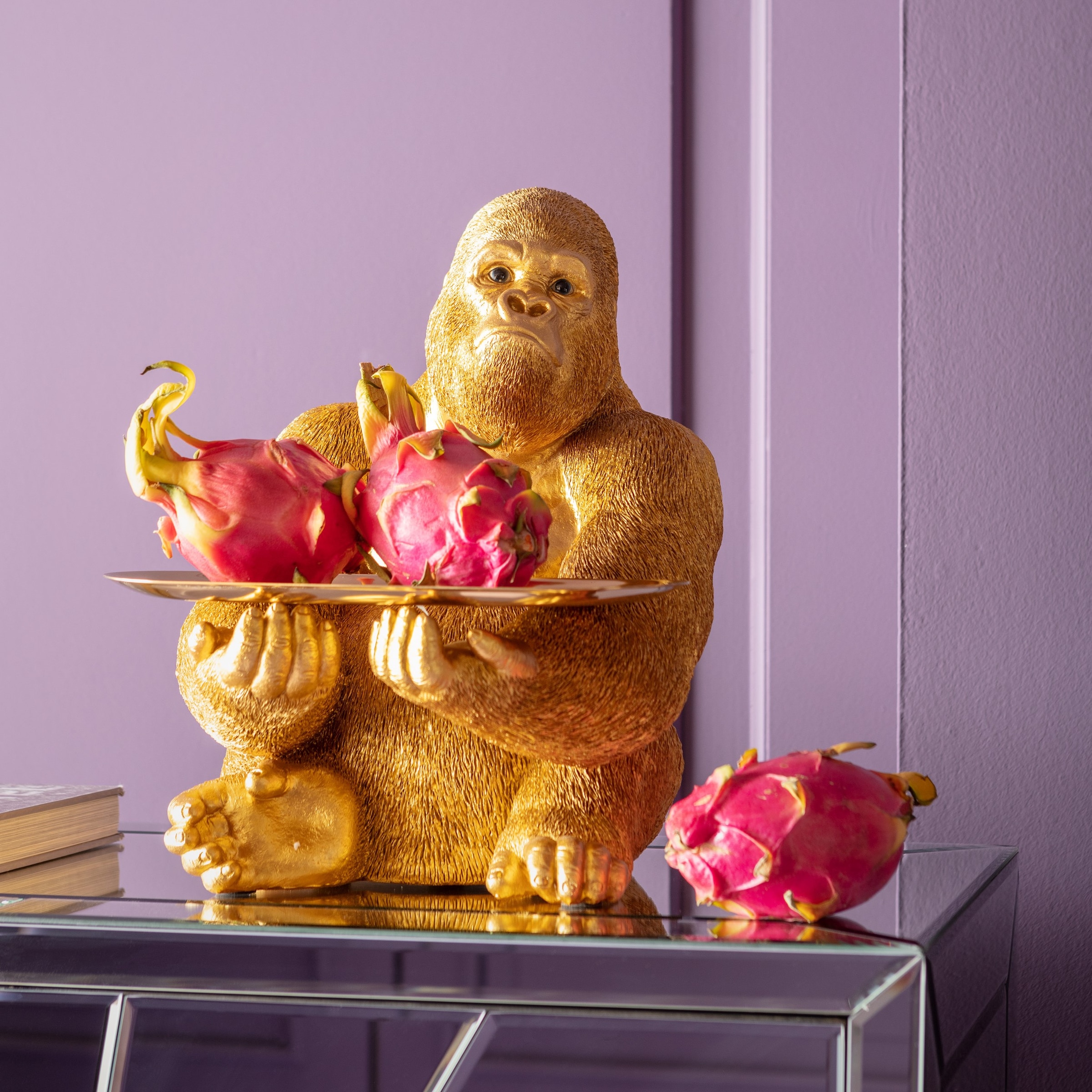 Kare Design Figurine de décoration »Gorilla Butler 37cm«