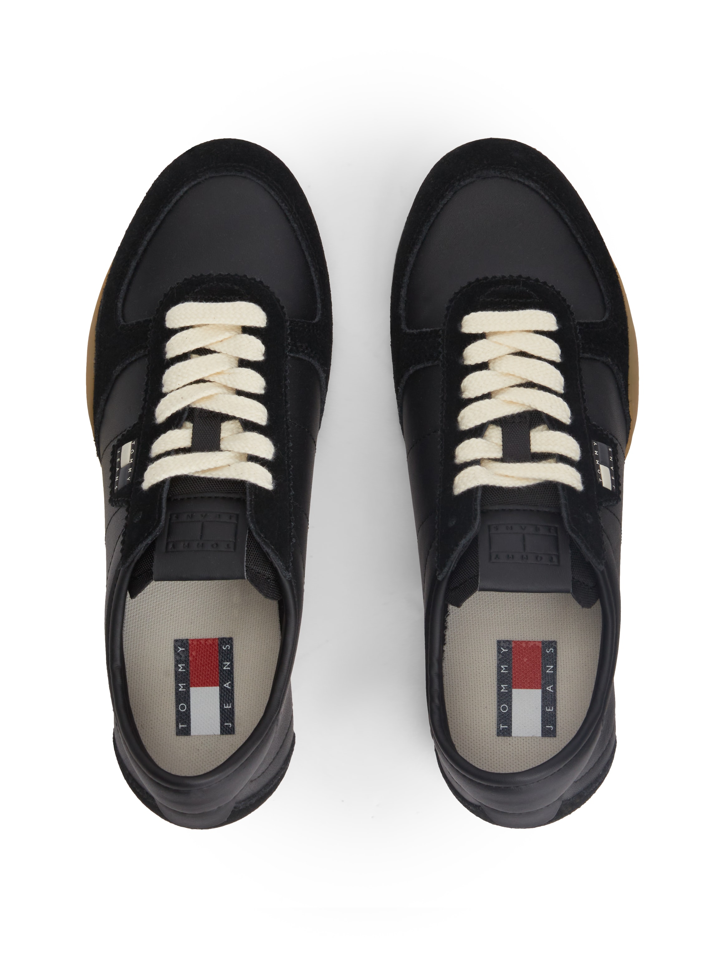 Tommy Jeans Sneaker »TJ BALLET SNEAKER«  Freizeitschuh, Halbschuh, Schnürschuh im Retro-Look