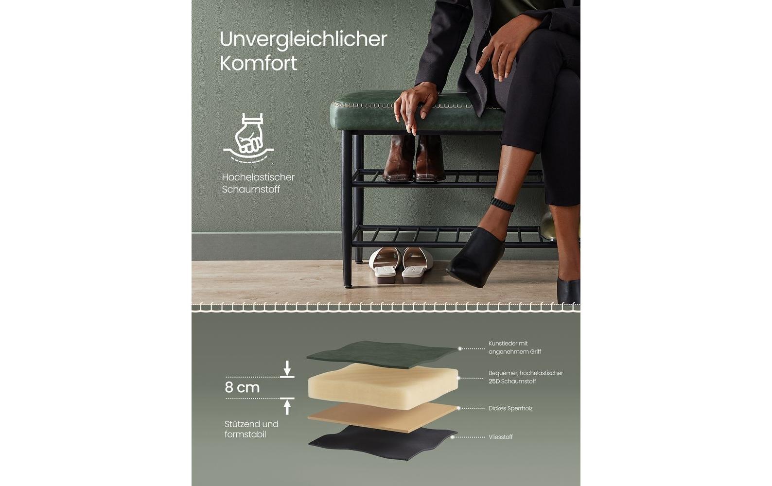 VASAGLE Schuhstapler »Ekho 80 x 50 cm«