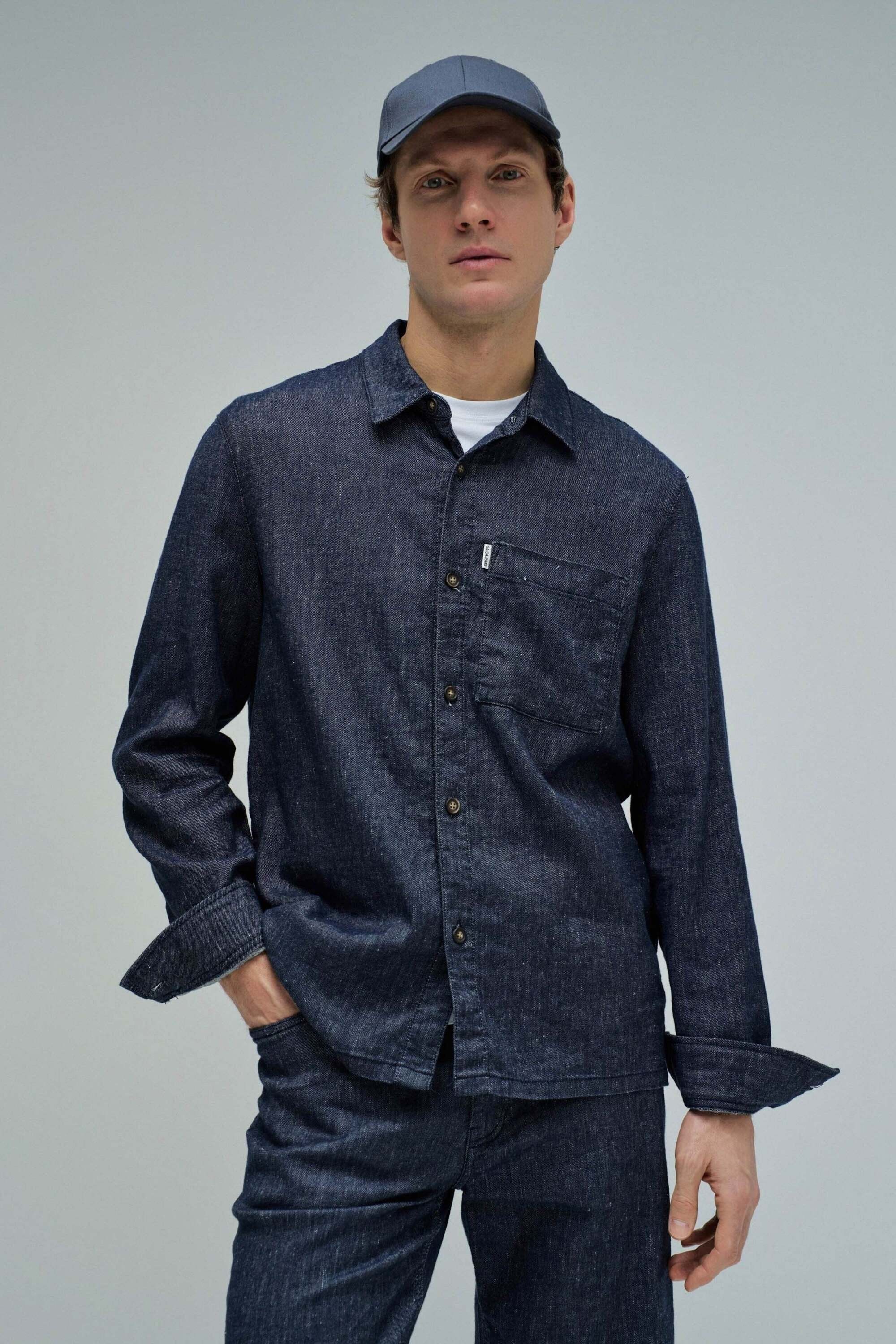 Salsa Leinenhemd »Salsa Jeans Leinenhemd Indigo Linen«