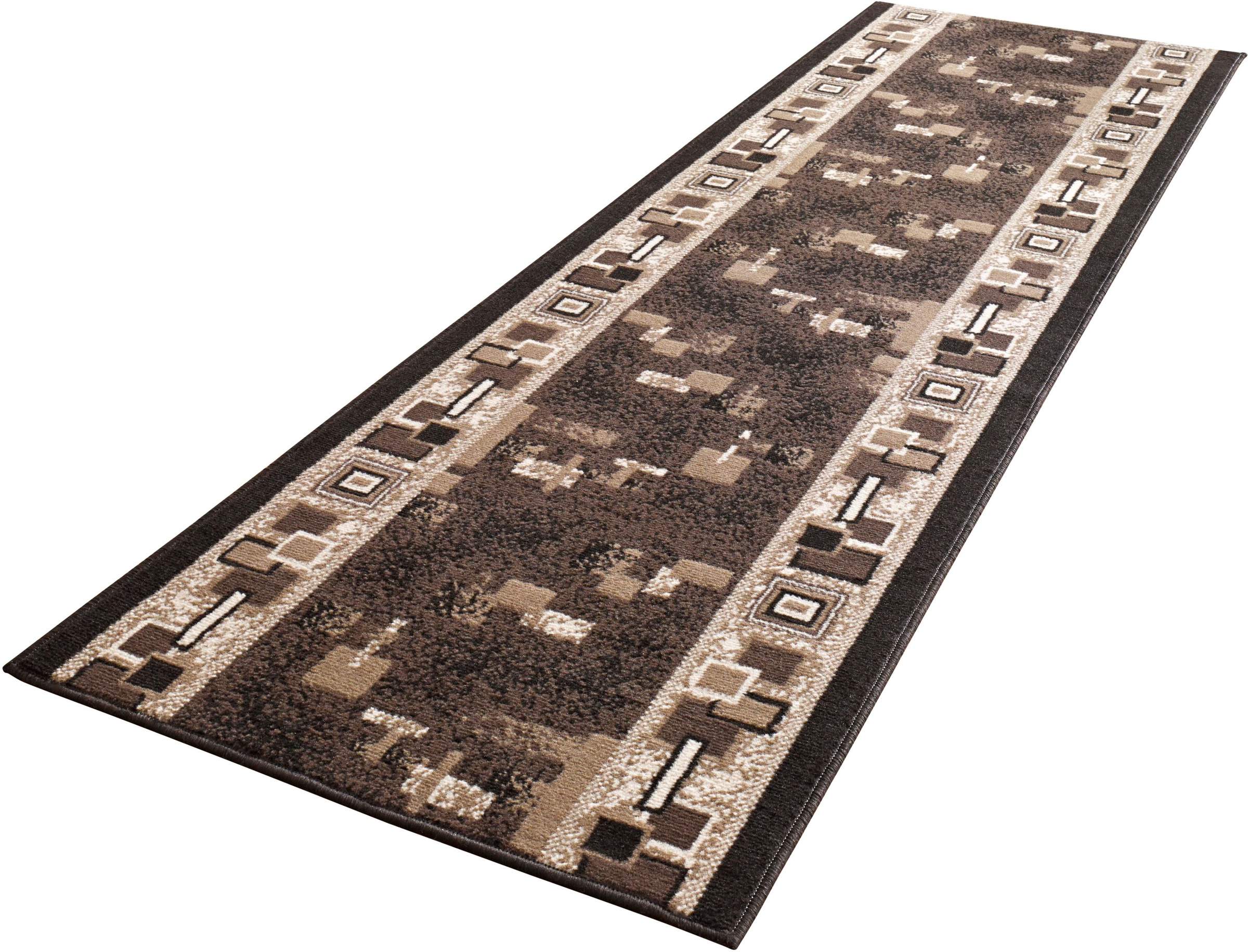 Image of HANSE Home Läufer »Cube«, rechteckig, 9 mm Höhe, Kurzflor, ringsum gekettelt, modernes Design, dichter Flor, Wohnzimmer, Schlafzimmer, Flur, Arbeitszimmer, Robust, Pflegeleicht bei Ackermann Versand Schweiz