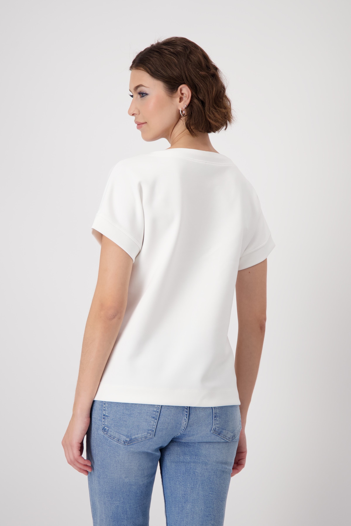 Monari »Sweatshirt Schmuckdetail«, mit Kordeldurchzug
