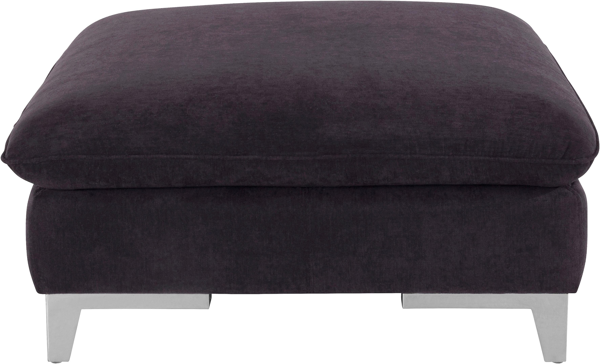 COTTA Polstergarnitur »Teresa L-Form«, (Set), Set bestehend aus: Ecksofa mit Kopfteilverstellung & Hocker