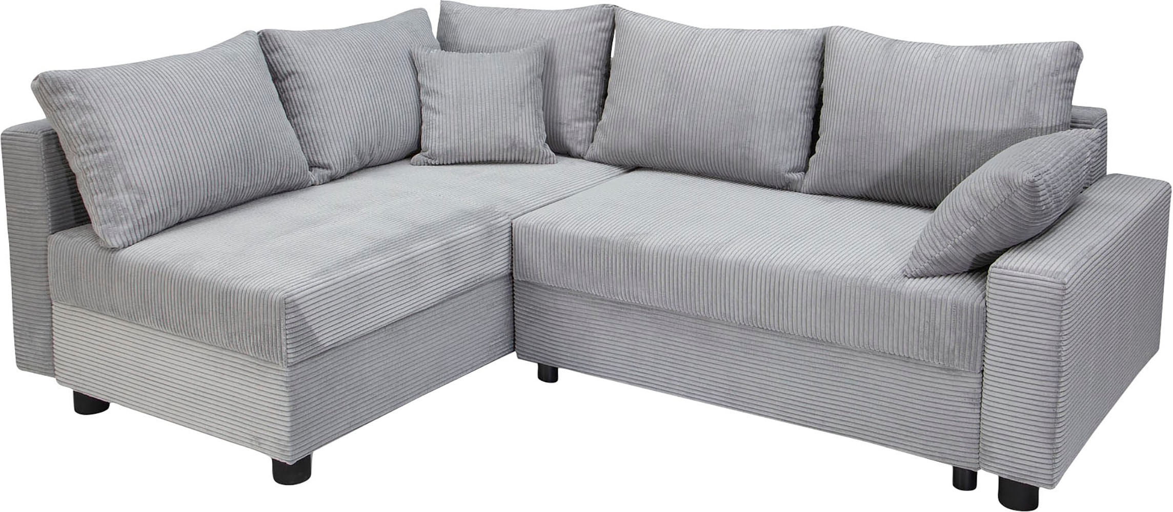 COLLECTION AB Ecksofa »30 Jahre Jubiläums-Modell Parma L-Form«, inkl. Bettfunktion und Bettkasten, in Cord, frei stellbar