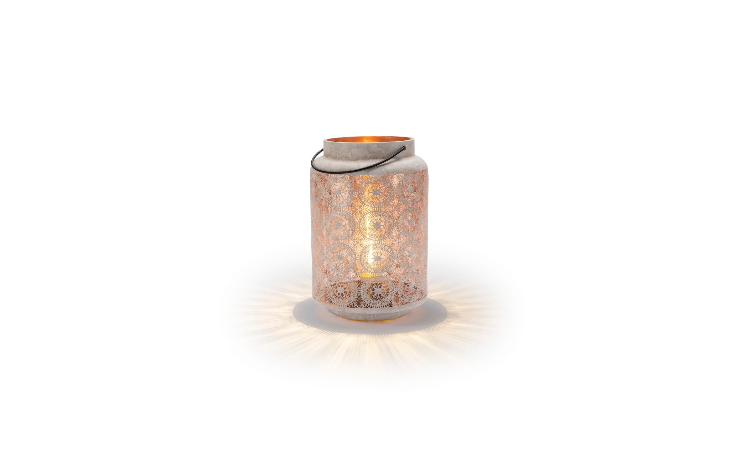 Laterne »STT LED Glas Cozy Lantern M white«