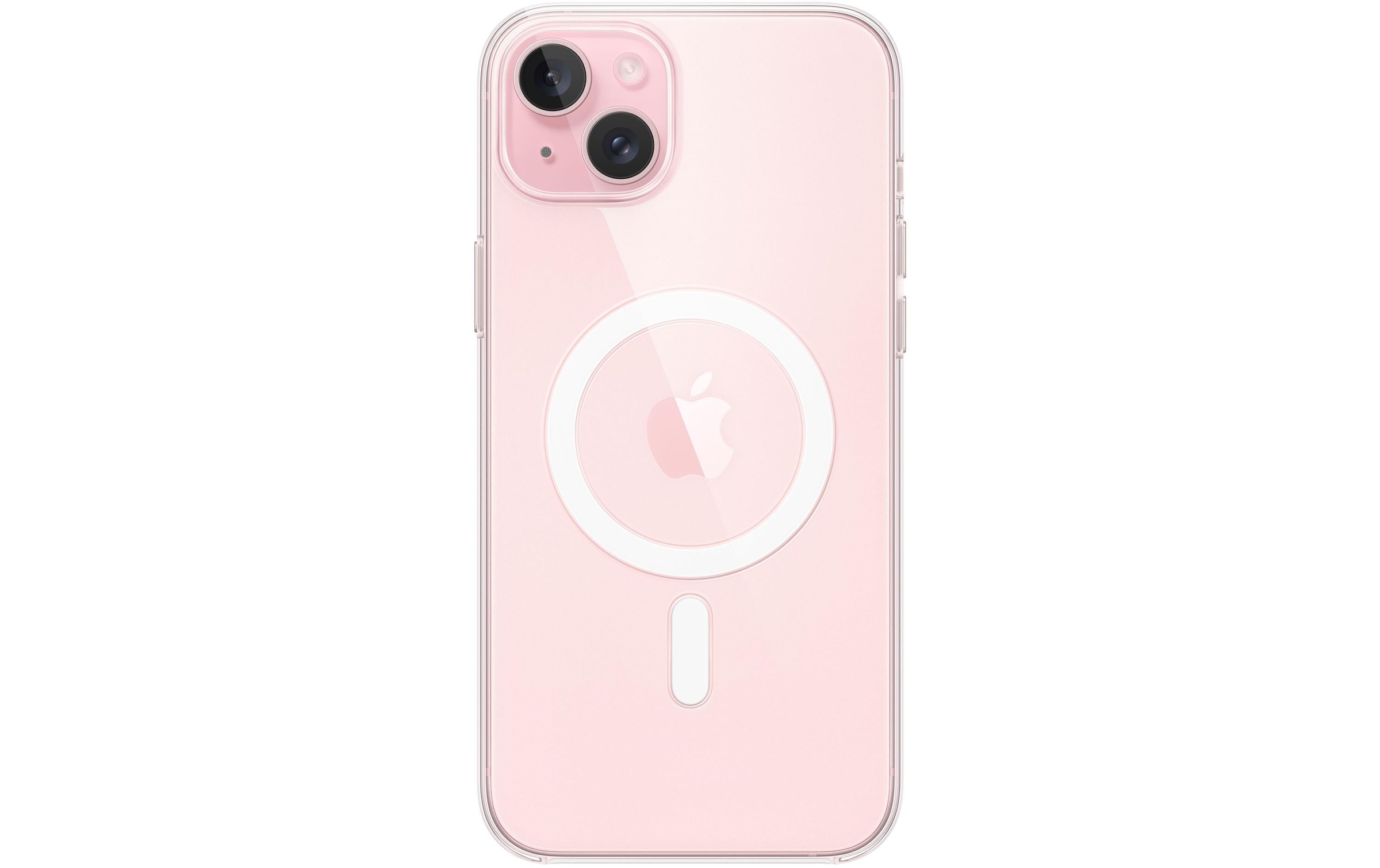 Apple Smartphone Clear Case mit MagSafe, iPhone 15 Plus, Transparent