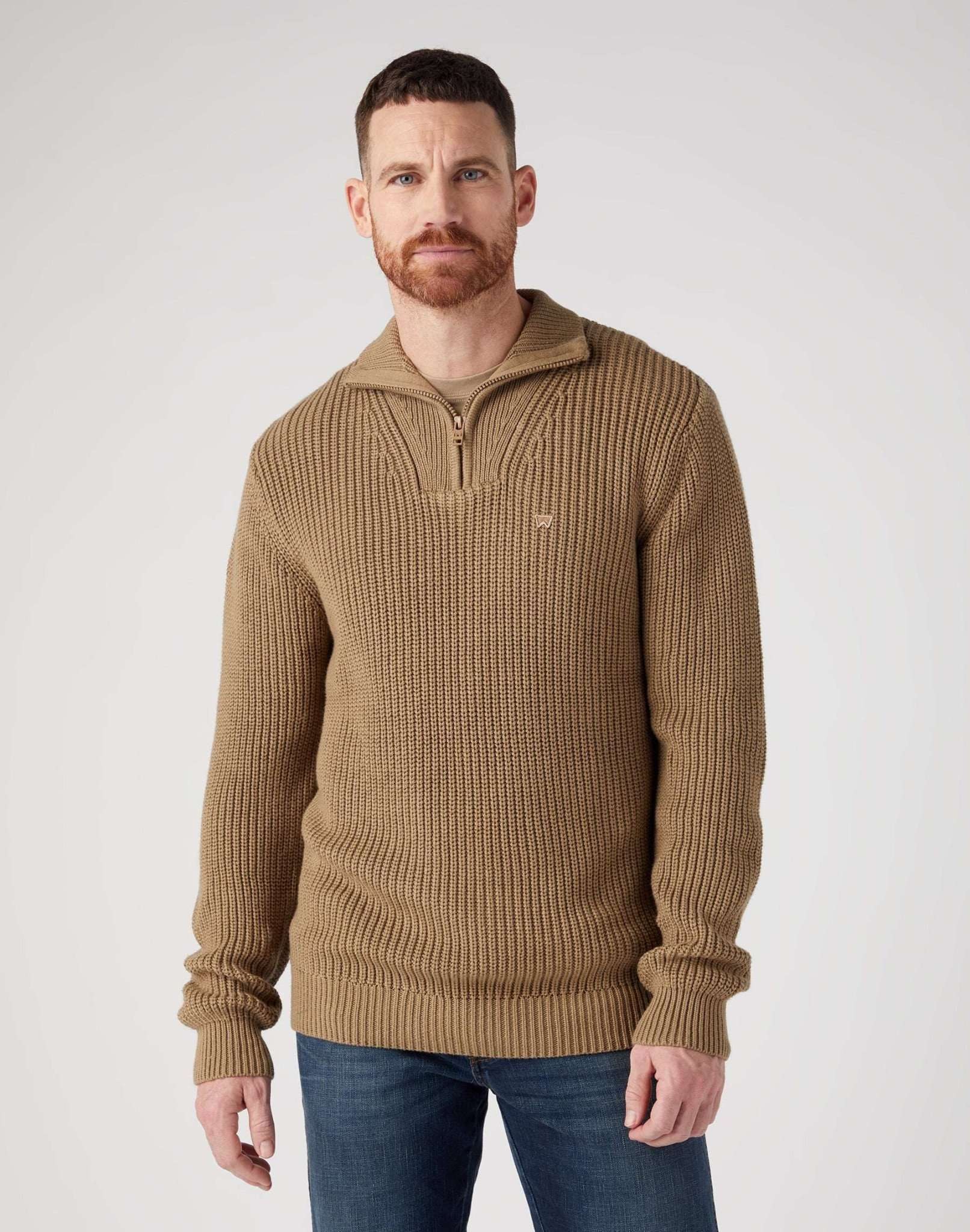 Strickpullover »Pullover Half Zip Knit«
