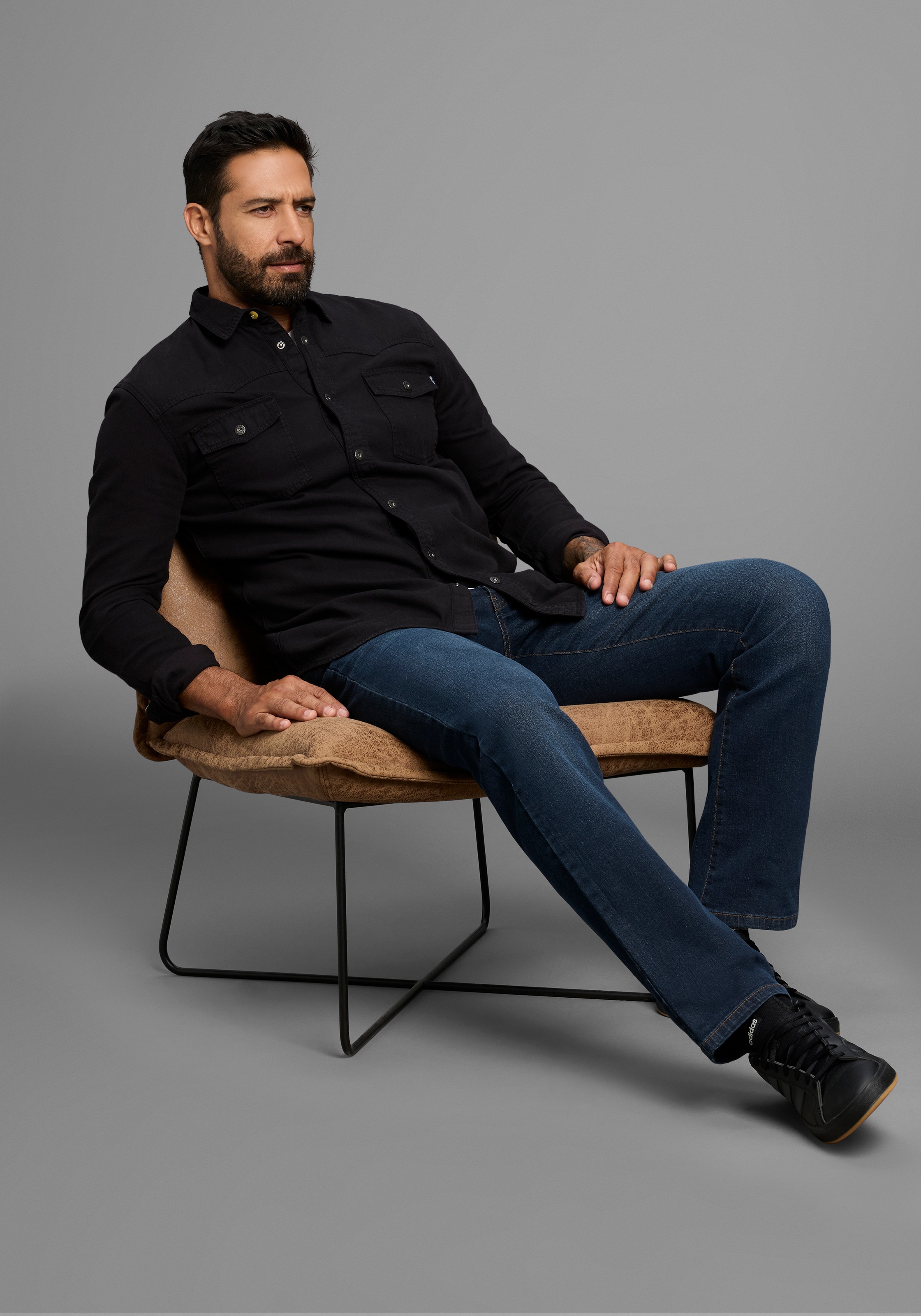 Arizona Jeanshemd, Western Stil