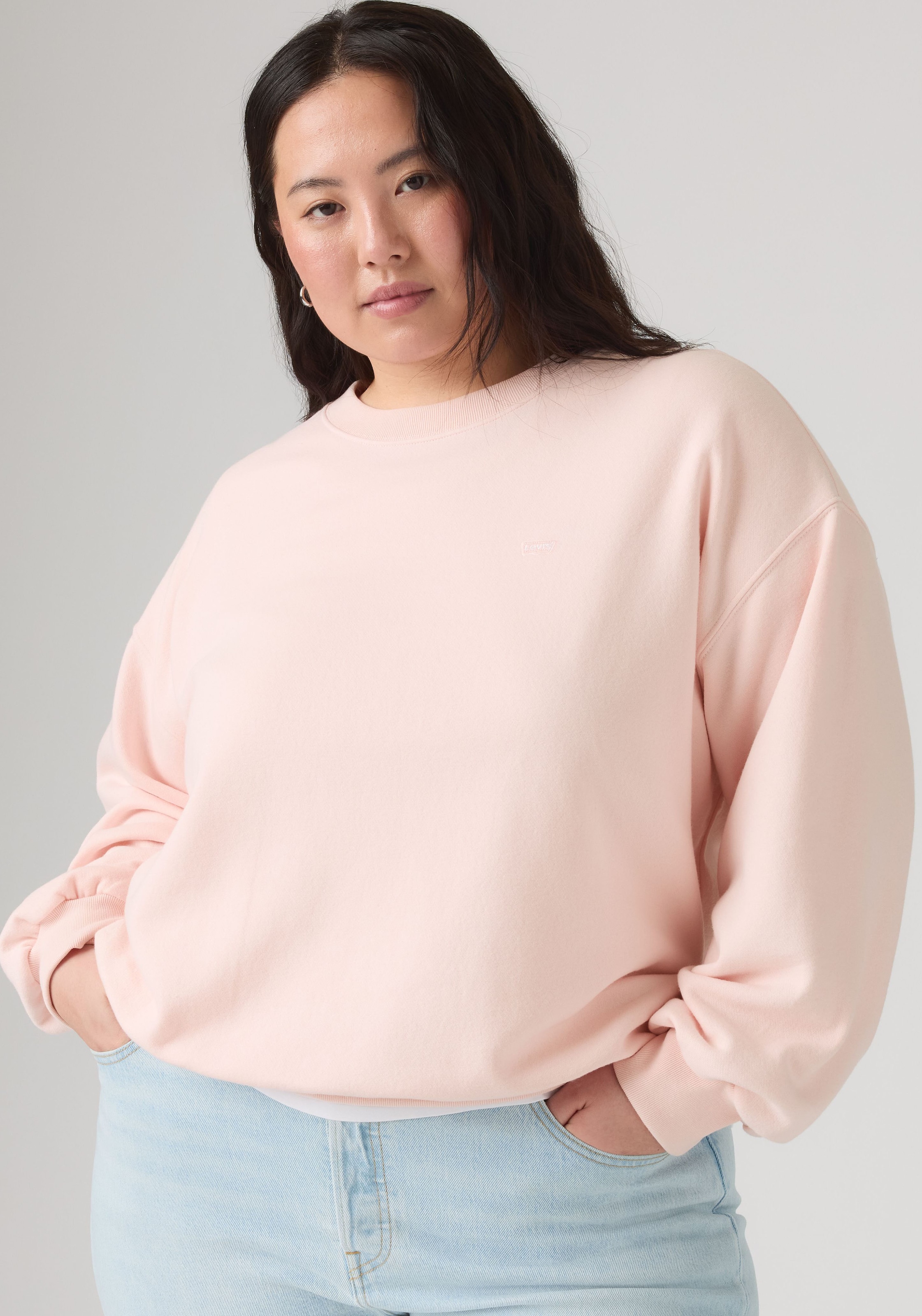 Levi's® Plus Sweat-shirt »PL EVERYDAY CREW SWEATSHIRT«, Mélange de coton
