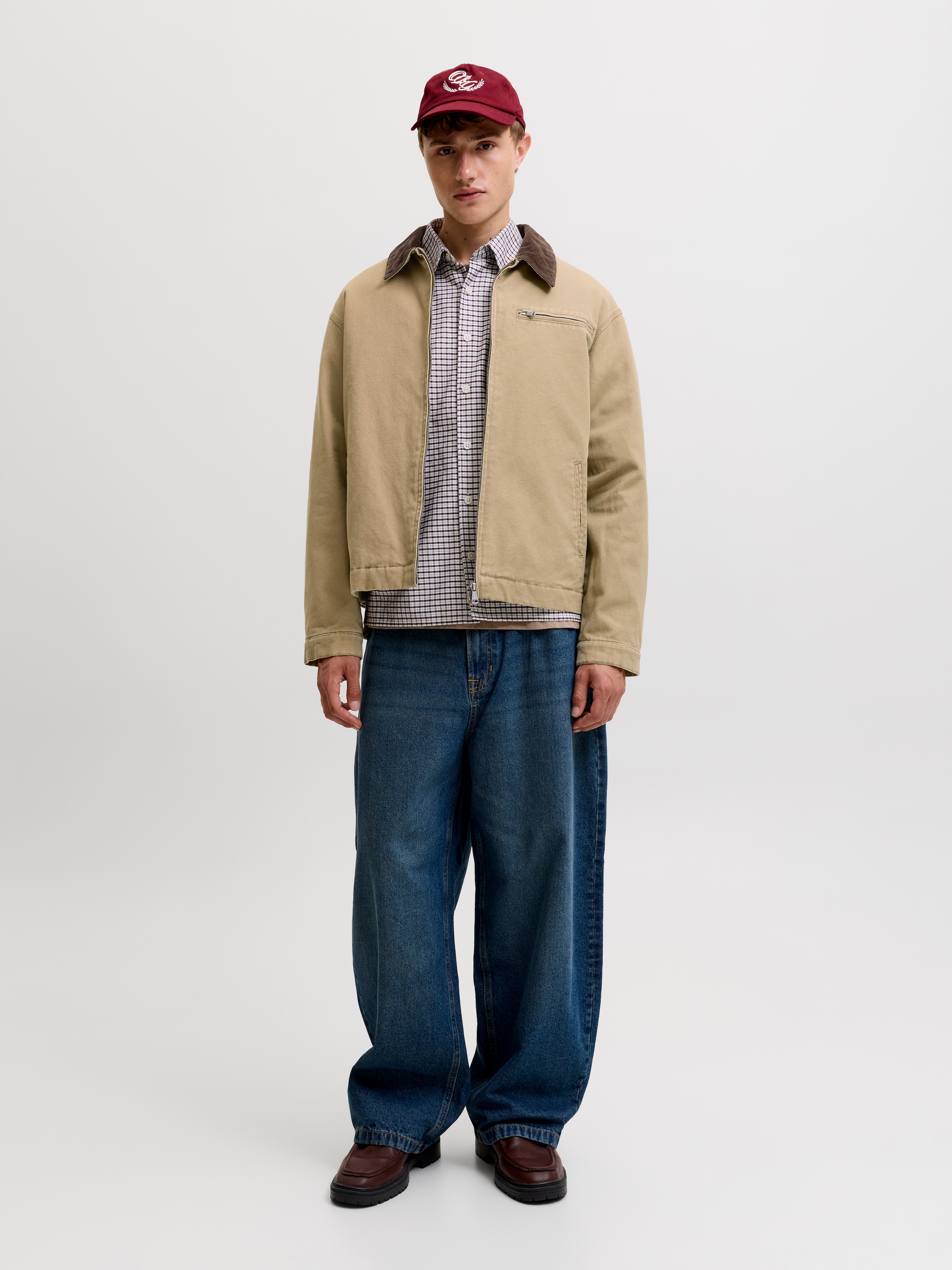 Jack & Jones Veste d'extérieur »JORCHAMBERI WORKER JACKET SN« Coton,,