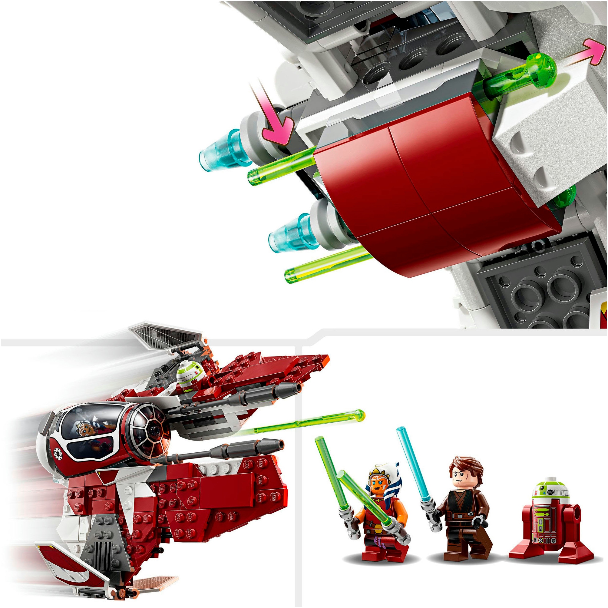 LEGO® Pions de construction »Ahsokas Jedi Interceptor™ (75401), LEGO Star Wars« Made in Europe
