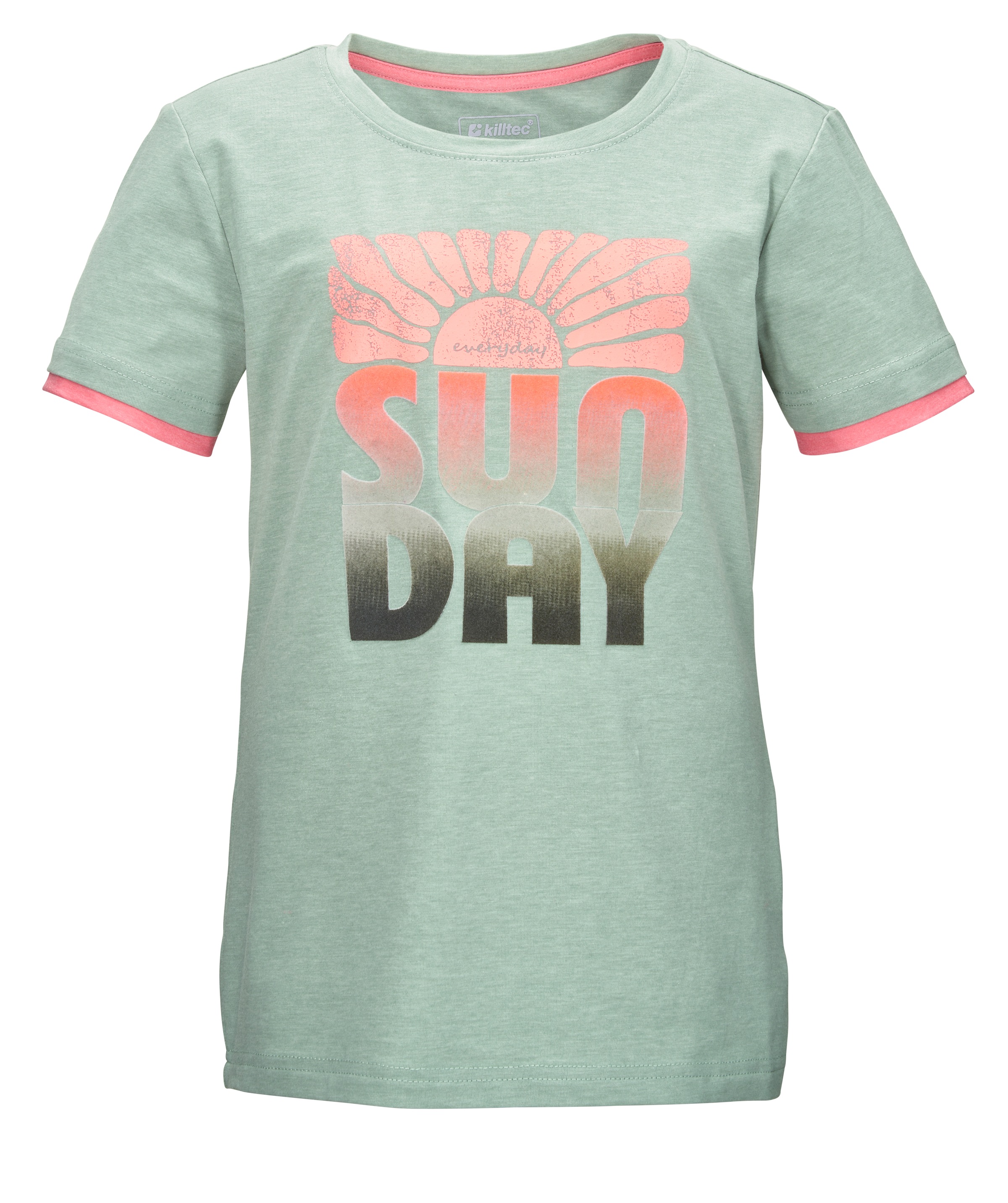 Killtec T-shirt fonctionnel »KOS 133 GRLS TSHRT« pour randonnée, style sportif, en polyester, coton et élasthanne