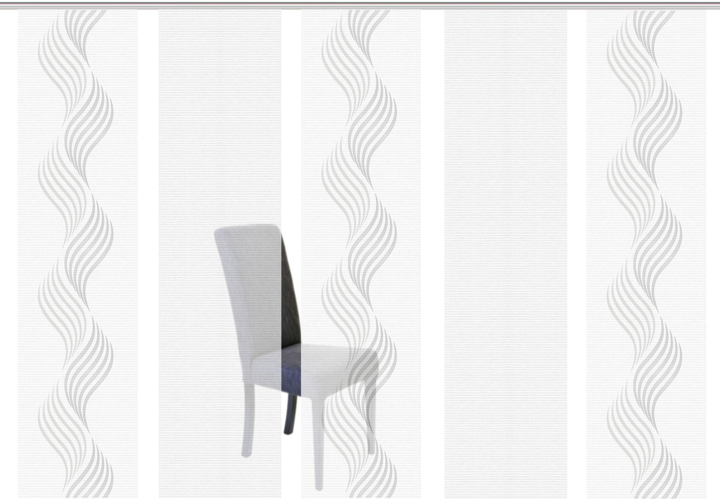 Image of HOME WOHNIDEEN Schiebegardine »FELSIA 5er 1«, (5 St.), HxB: 245x60, 5er Set bei Ackermann Versand Schweiz