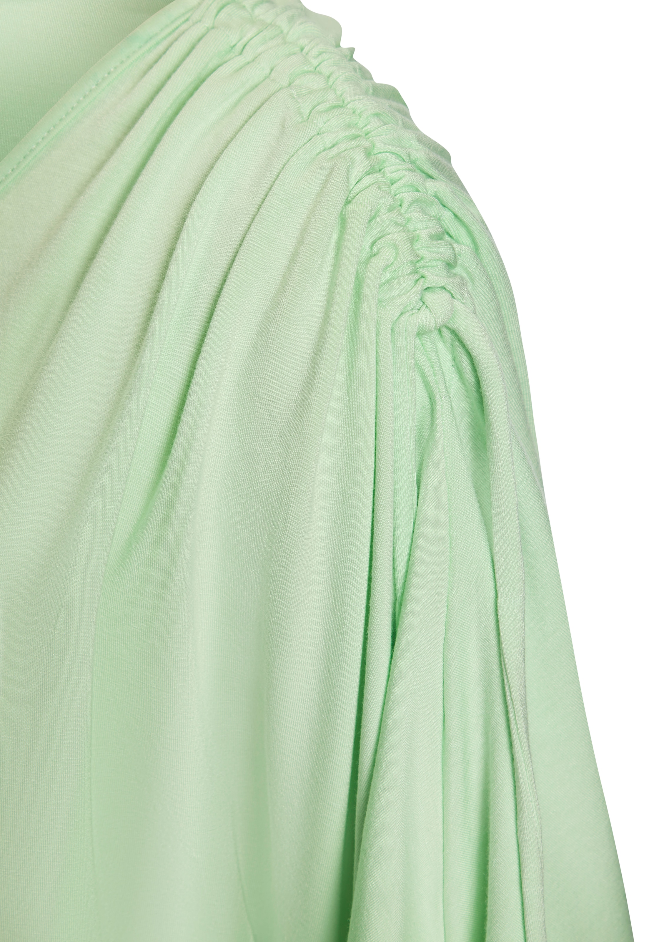 LASCANA Shirt à col rond »mit variabler Ärmellänge« aus weichem Viskose-Stretch
