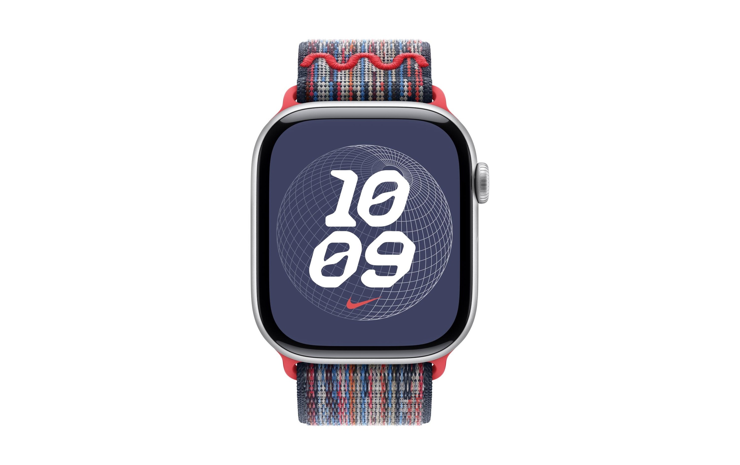 Apple Smartwatch-Armband Nike Sport Loop, Blau/Rot