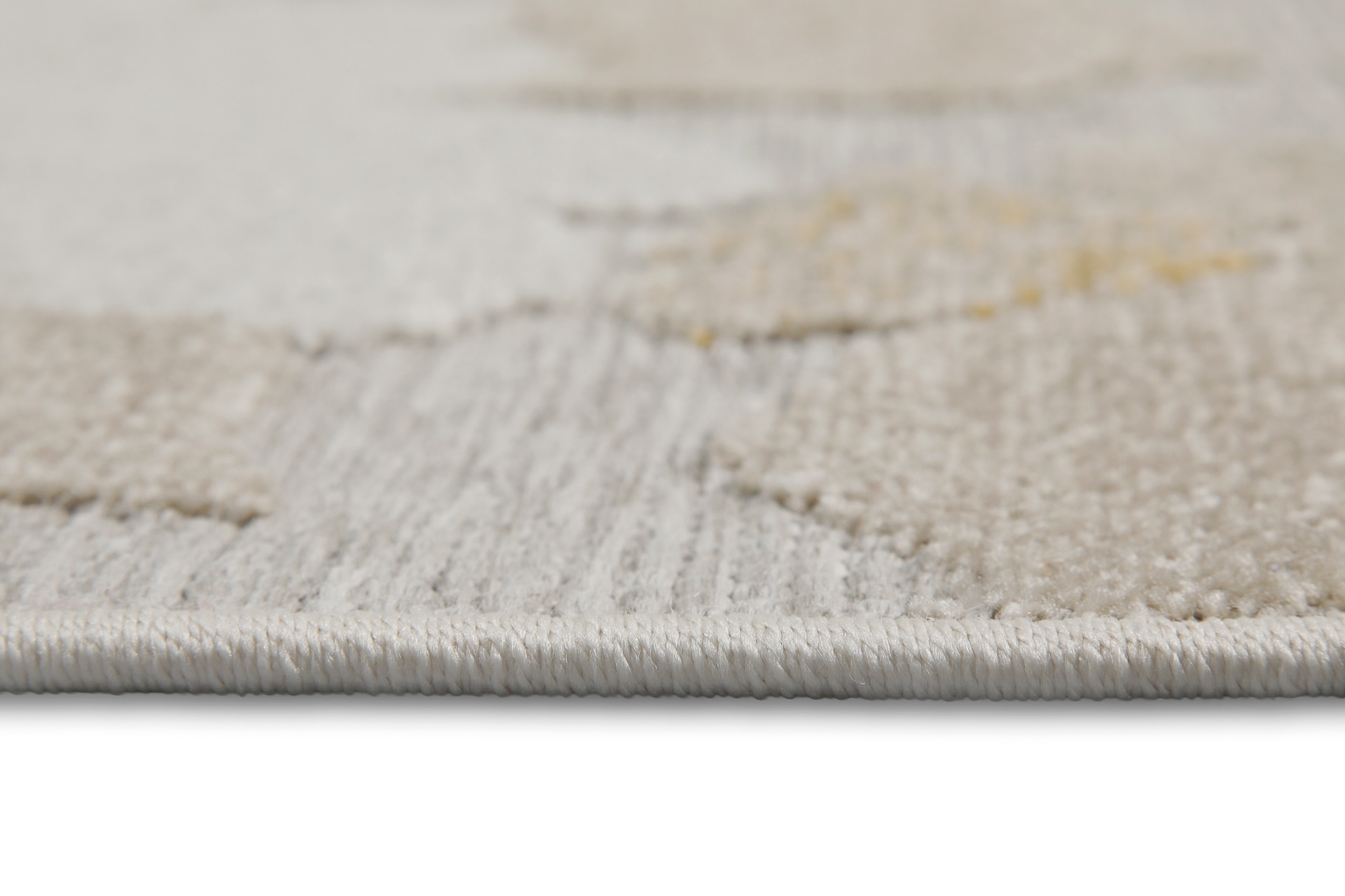 Wecon home Outdoorteppich »Beach Flower«, rund, 5 mm Höhe, für Innen & Aussen, strapazierfähig, pflegeleicht, Hoch-Tief Effekt