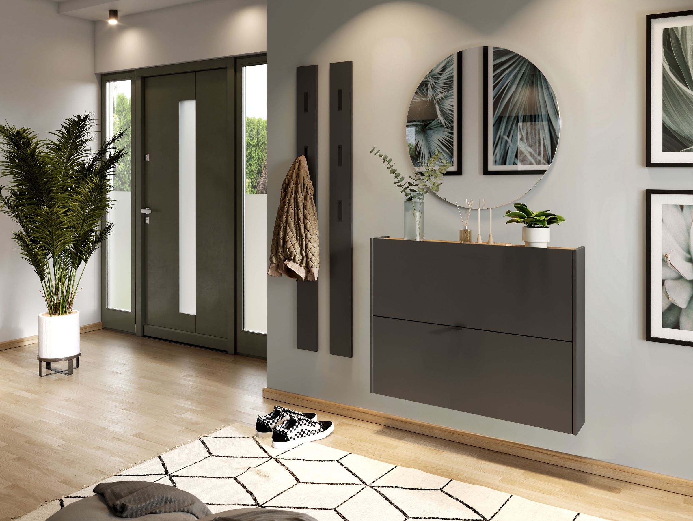 Tchibo - Schuhschrank »Ameca« - 100x18x83cm - braun -