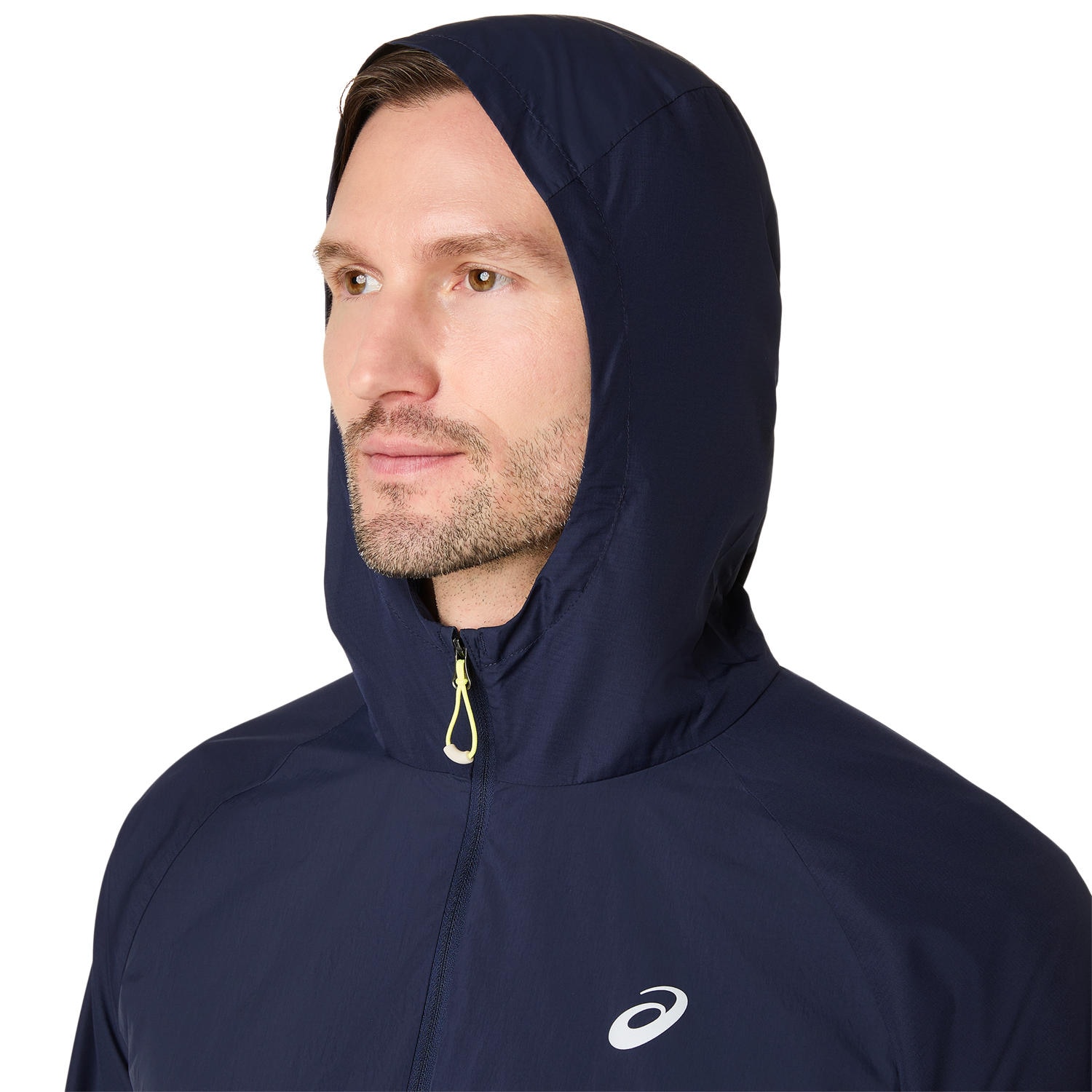 Asics Laufjacke »ROAD PACKABLE JACKET«, mit Kapuze