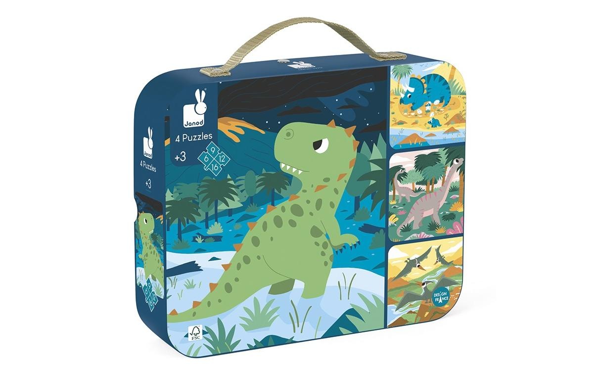 Image of Janod Puzzle »Puzzle Dinosaurier«, (43 tlg.) bei Ackermann Versand Schweiz