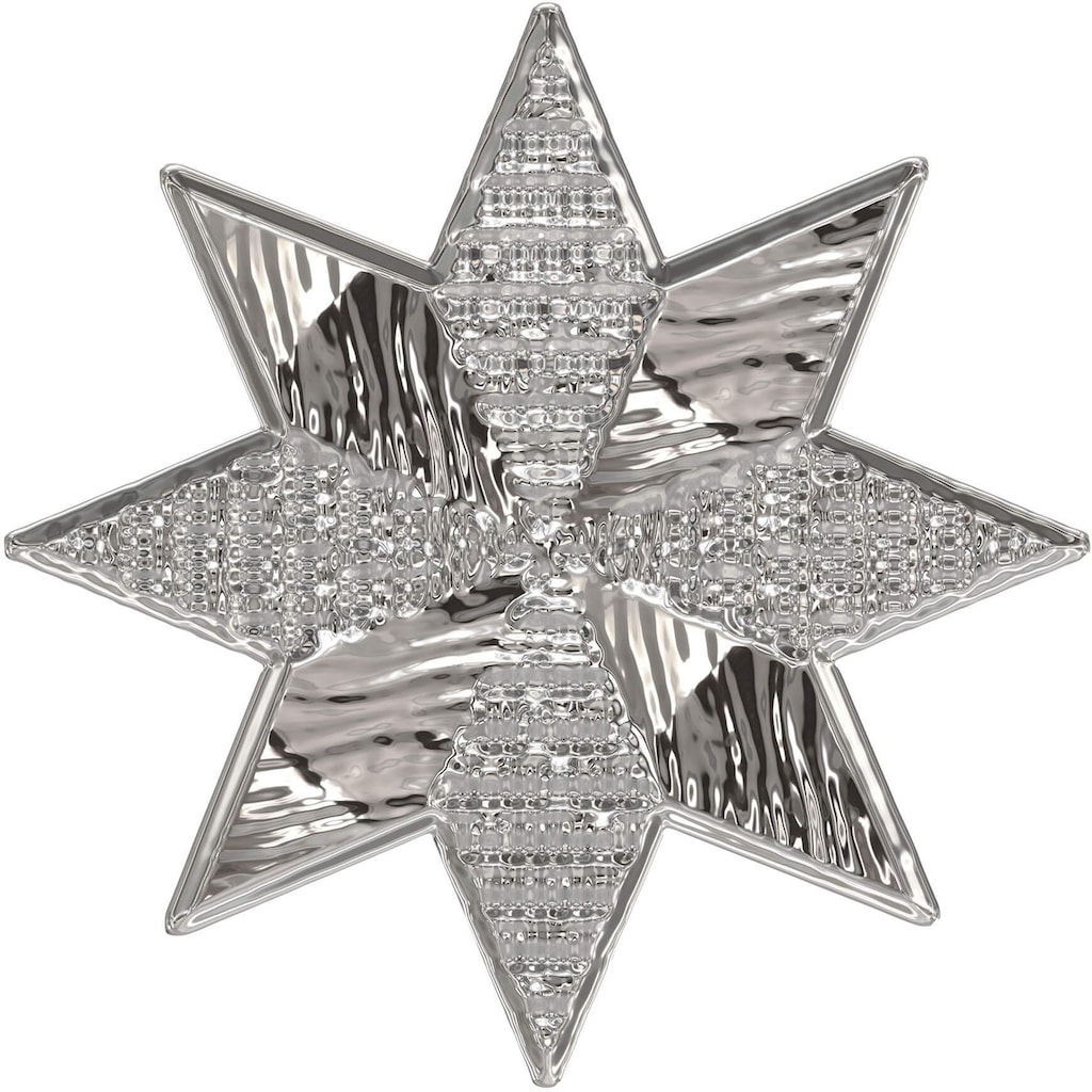 Wall-Art Wandtattoo »Metallic Star Silberfarben Stern«