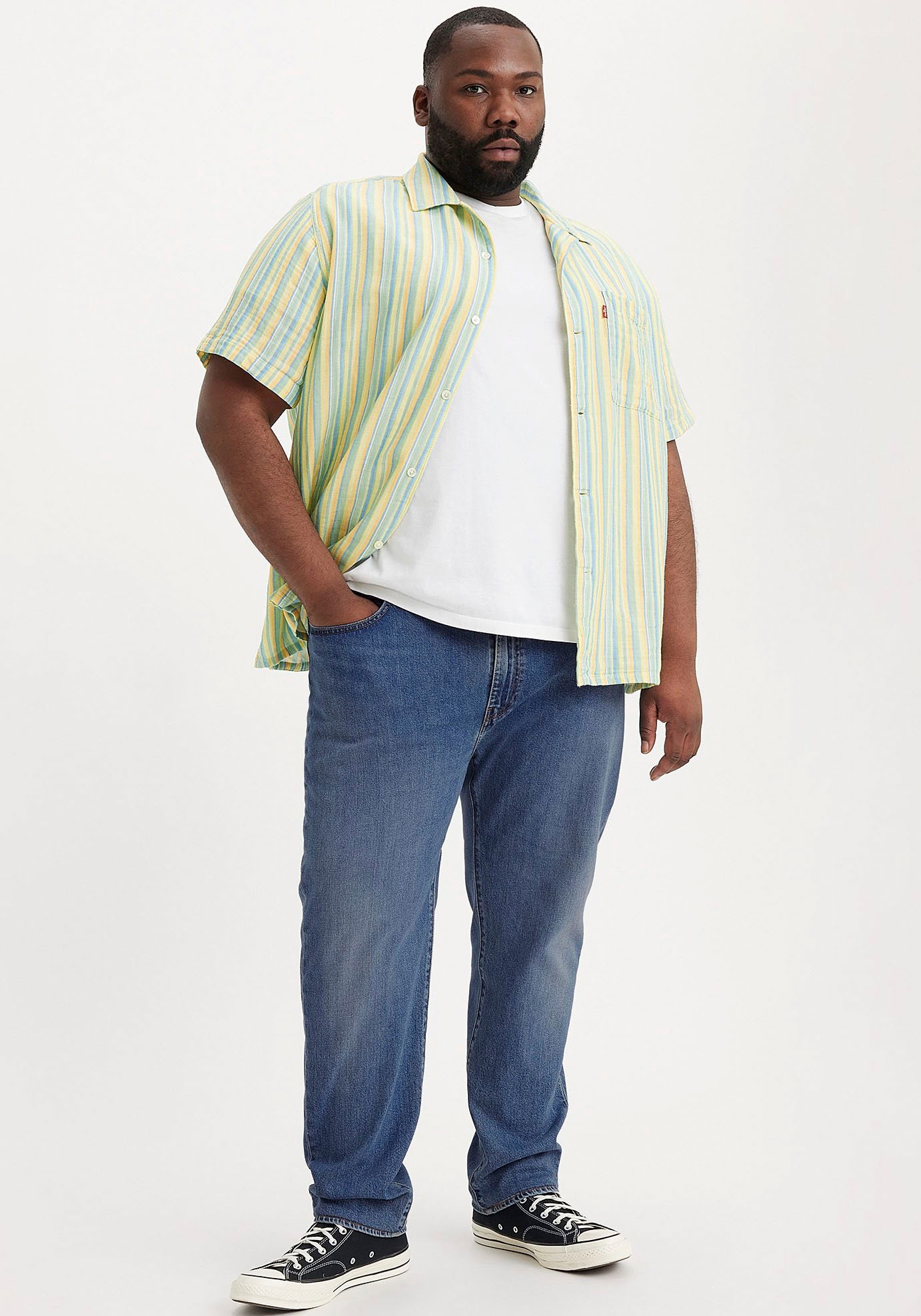 Levi's® Plus Tapered-fit-Jeans »512«, in authentischer Waschung