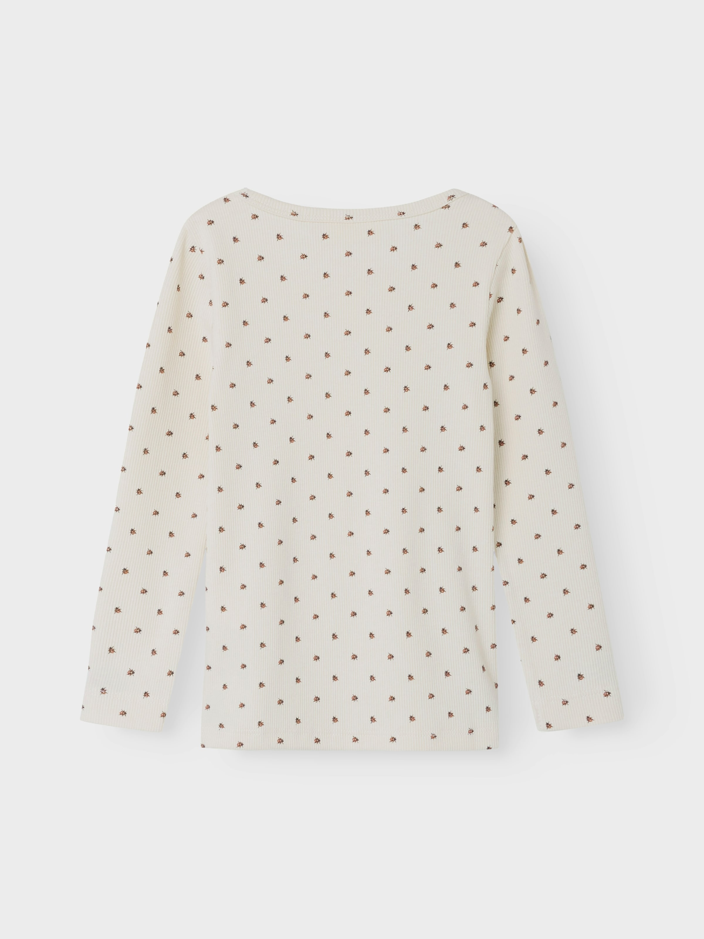 Lil' Atelier Langarmshirt »NMNLAGO KIM LS SLIM TOP LIL NOOS« weiche Jersey Rippqualität