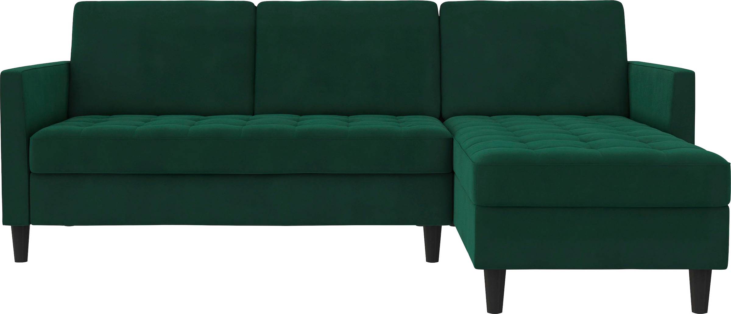Dorel Home Ecksofa »Presley, L-Form,«, Ecksofa mit Bett-Funktion und Stauraum, verstellbare Rückenlehne