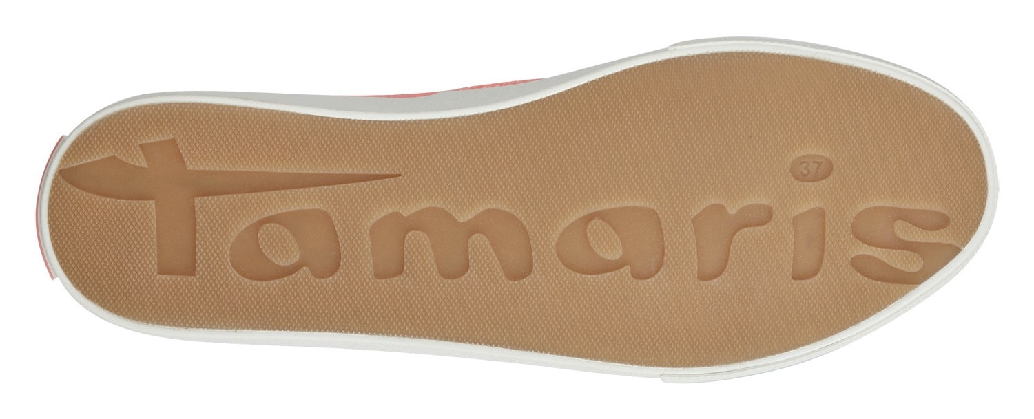 Tamaris Sneaker, in sommerlichen Farben, Freizeitschuh, Halbschuh, Schnürschuh