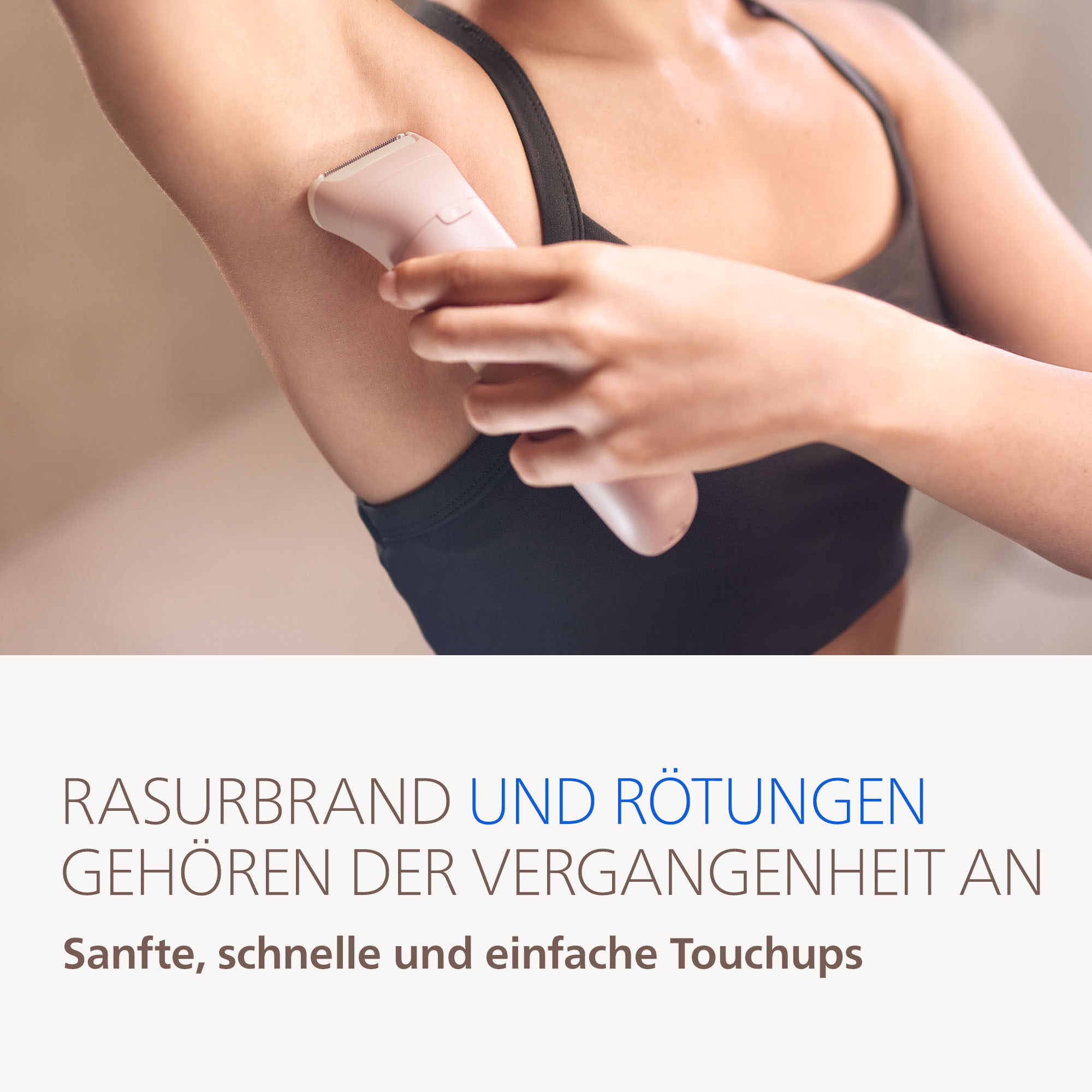 Philips Épilateur »Series 9000 BRE718/00« 5 cuis Aufsätze nass und trocken verwendbar, mit 2 Geschwindigkeitsstufen