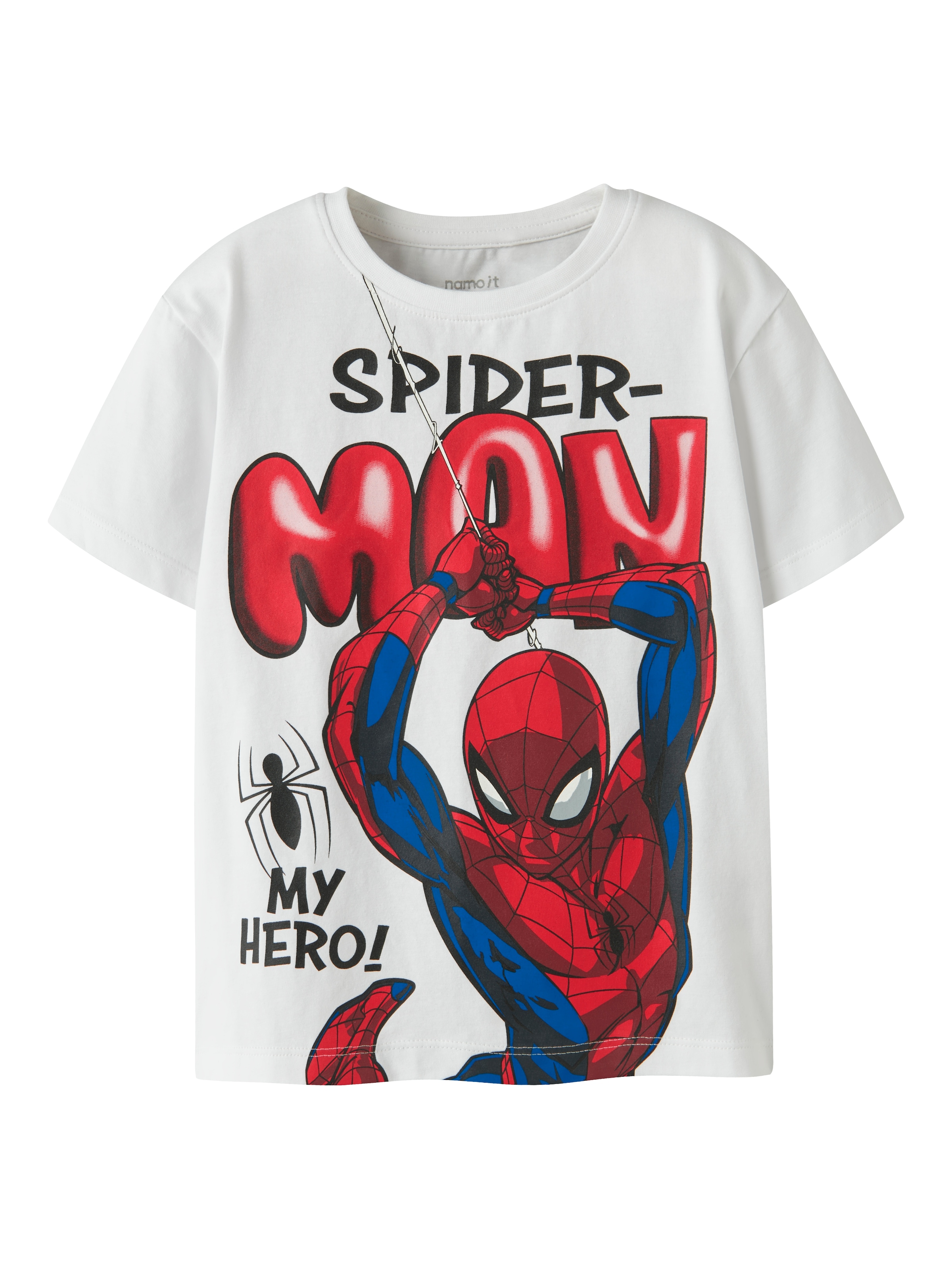 Name It T-shirt à manches courtes »NMMMARVIN SPIDER SS NREG TOP  NOOS MAR« Baumwollmischung, Spider-Man Druck