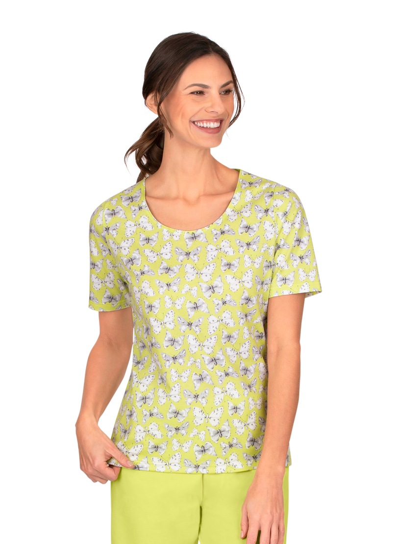 Image of Trigema Print-Shirt, mit Schmetterlings-Druck bei Ackermann Versand Schweiz