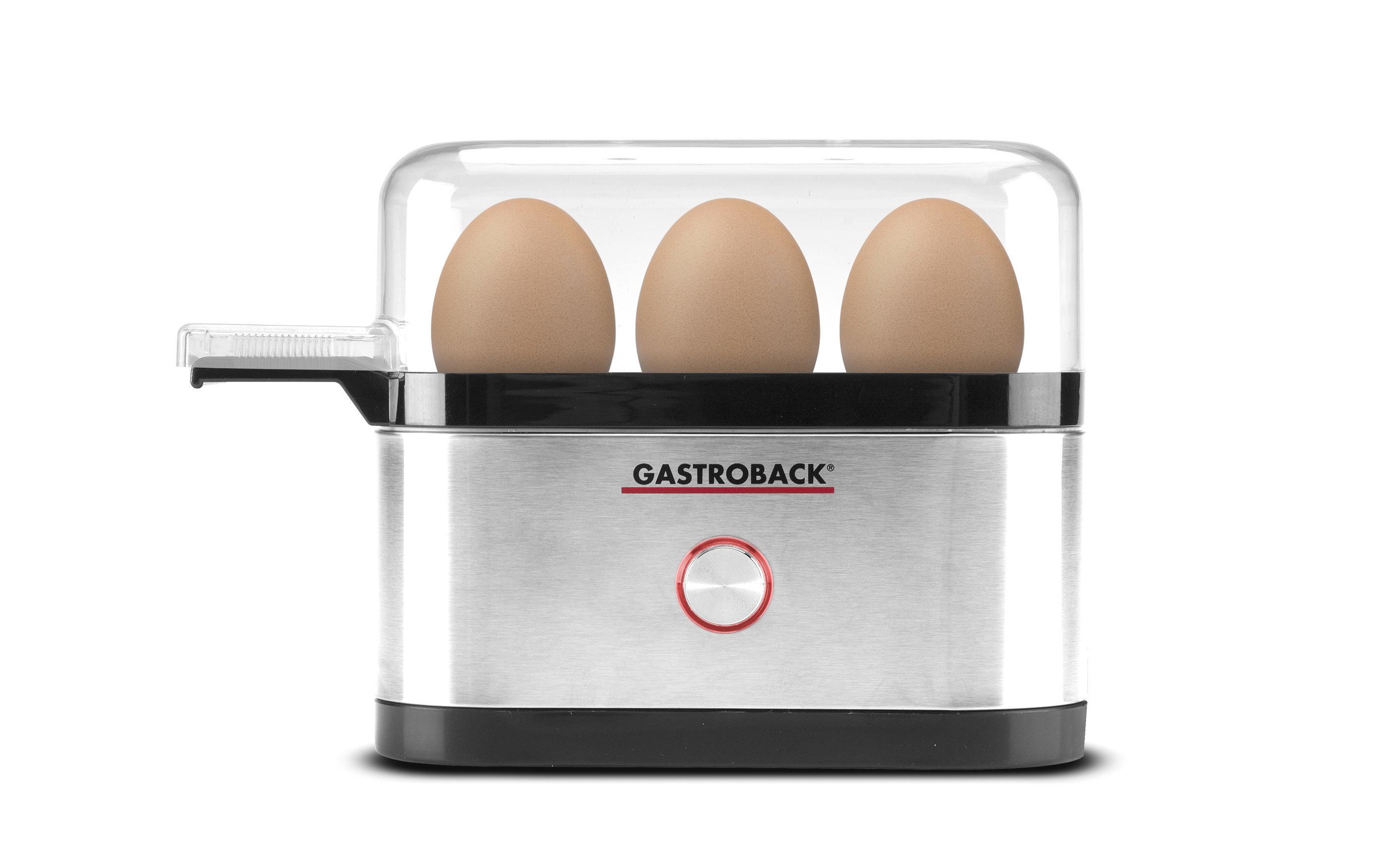 Image of Gastroback Eierkocher »Design Mini 3 Eier, Silberfarben«, für 3 St. Eier, 350 W bei Ackermann Versand Schweiz