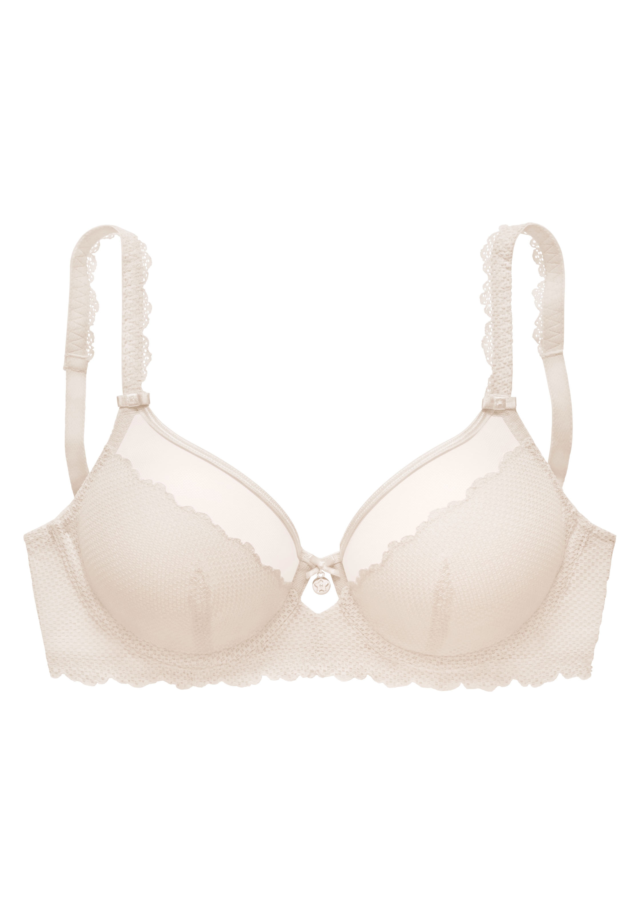 Vivance Bügel-BH, mit hübschen Spitzenträgern, sexy Dessous