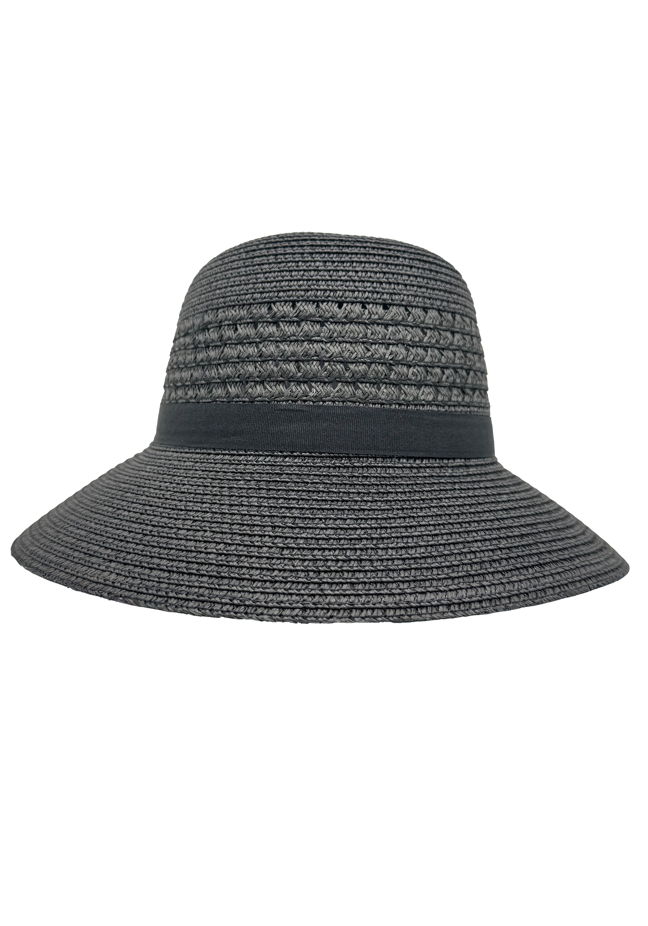 Laura Scott Chapeau de soleil mit schmückender Zierschleife, falltbar
