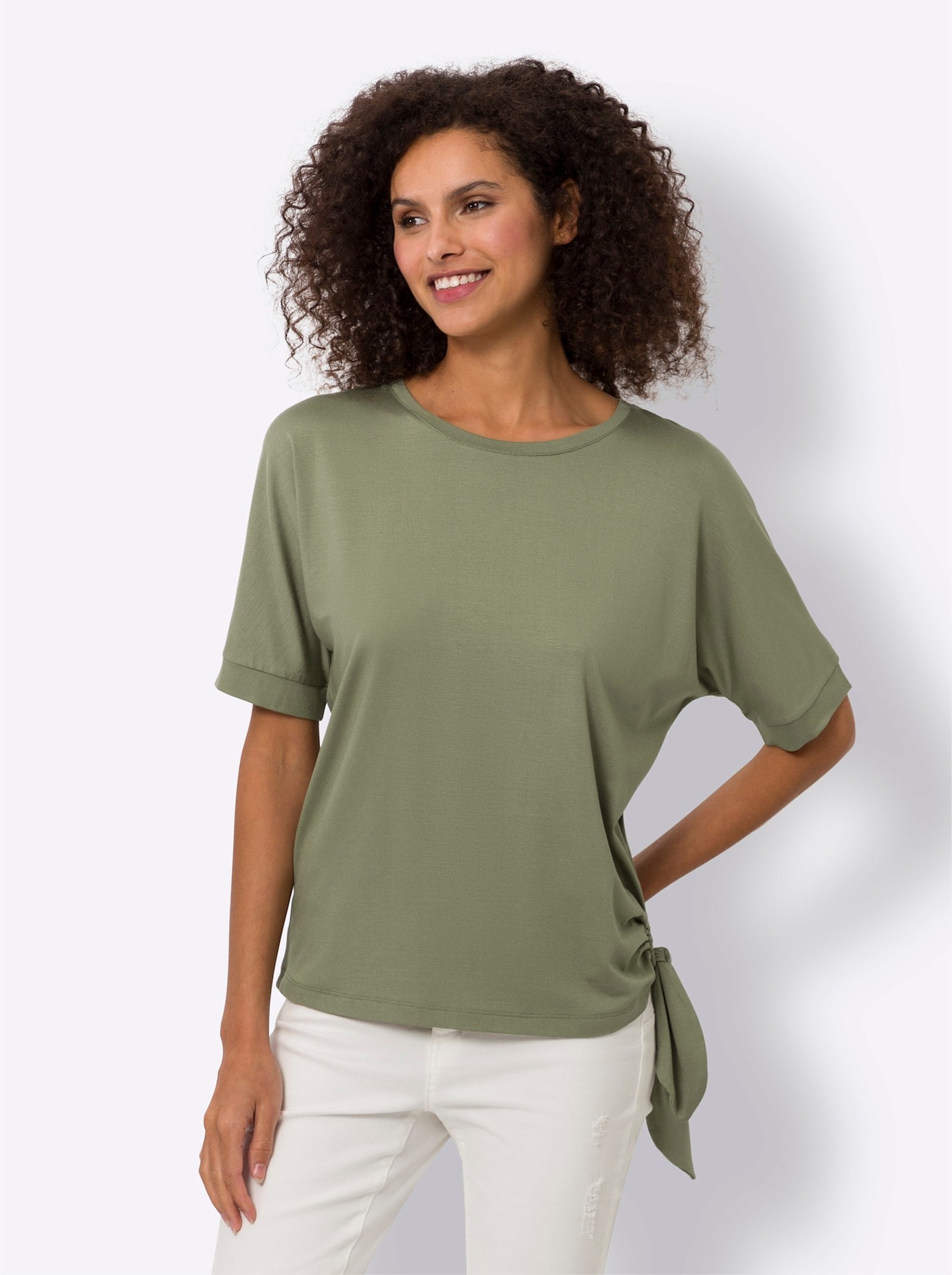 heine Rundhalsshirt »Shirt«, (1 tlg.)