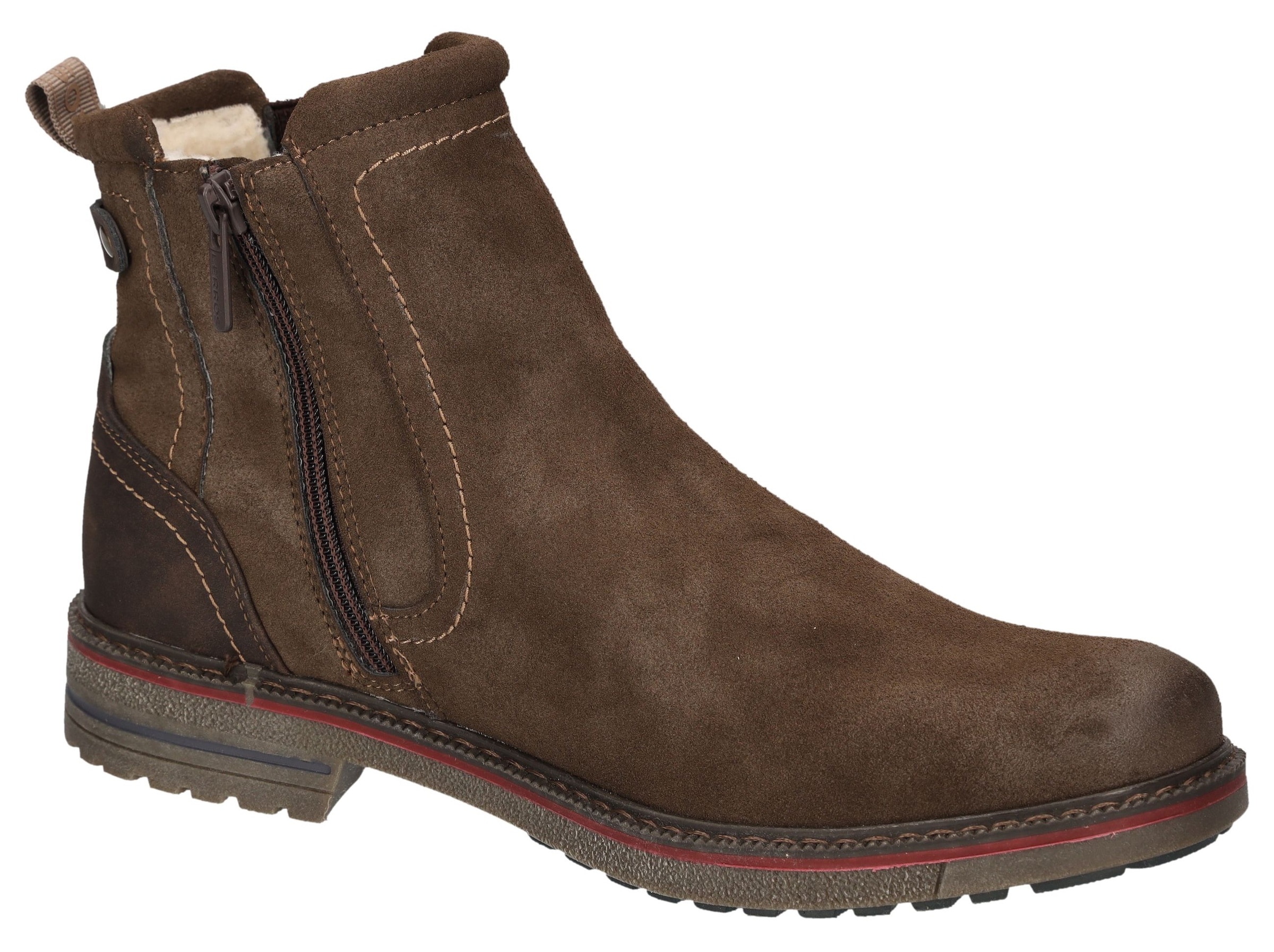LERROS Chelseaboots  Schlupfstiefel, mit Reissverschluss, Winterboots mit Warmfutter