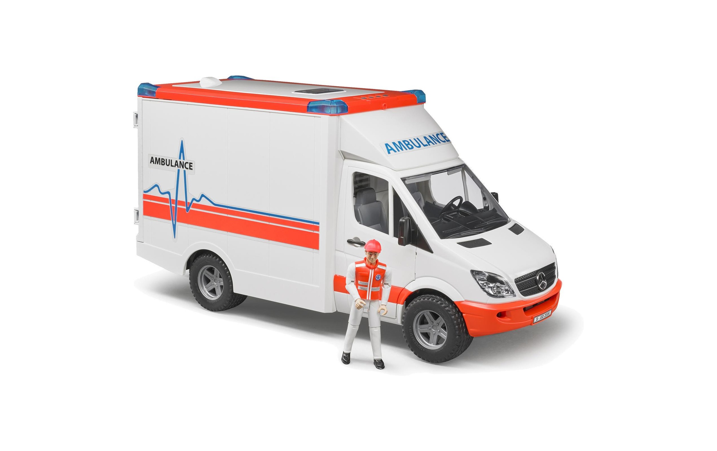 Image of Bruder® Spielfahrzeug-Erweiterung »MB Sprinter Ambulanz mit Fahrer«, (Set) bei Ackermann Versand Schweiz